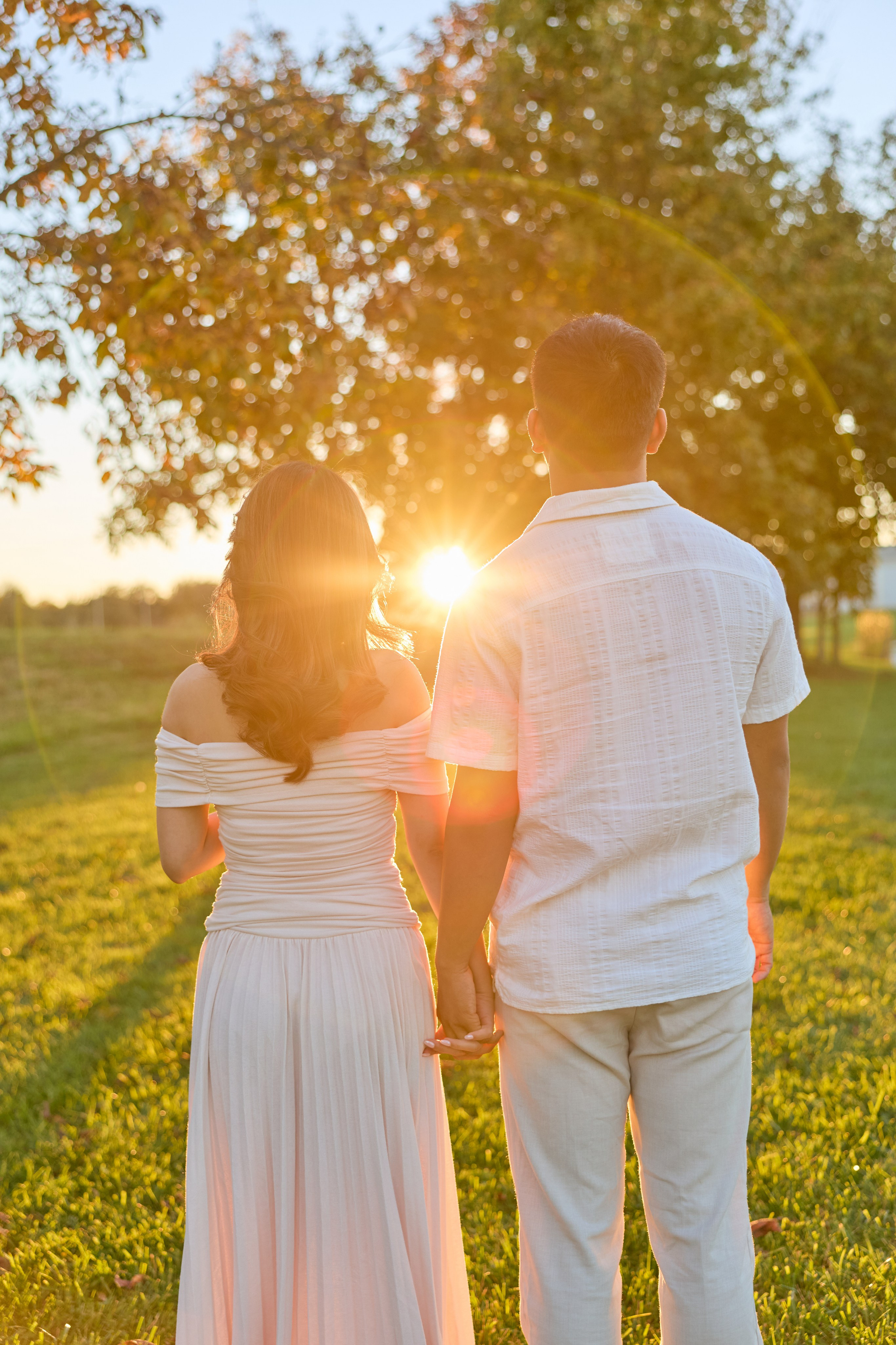 Hilliard Ohio Proposal Photographer | Sunset Lake Proposal