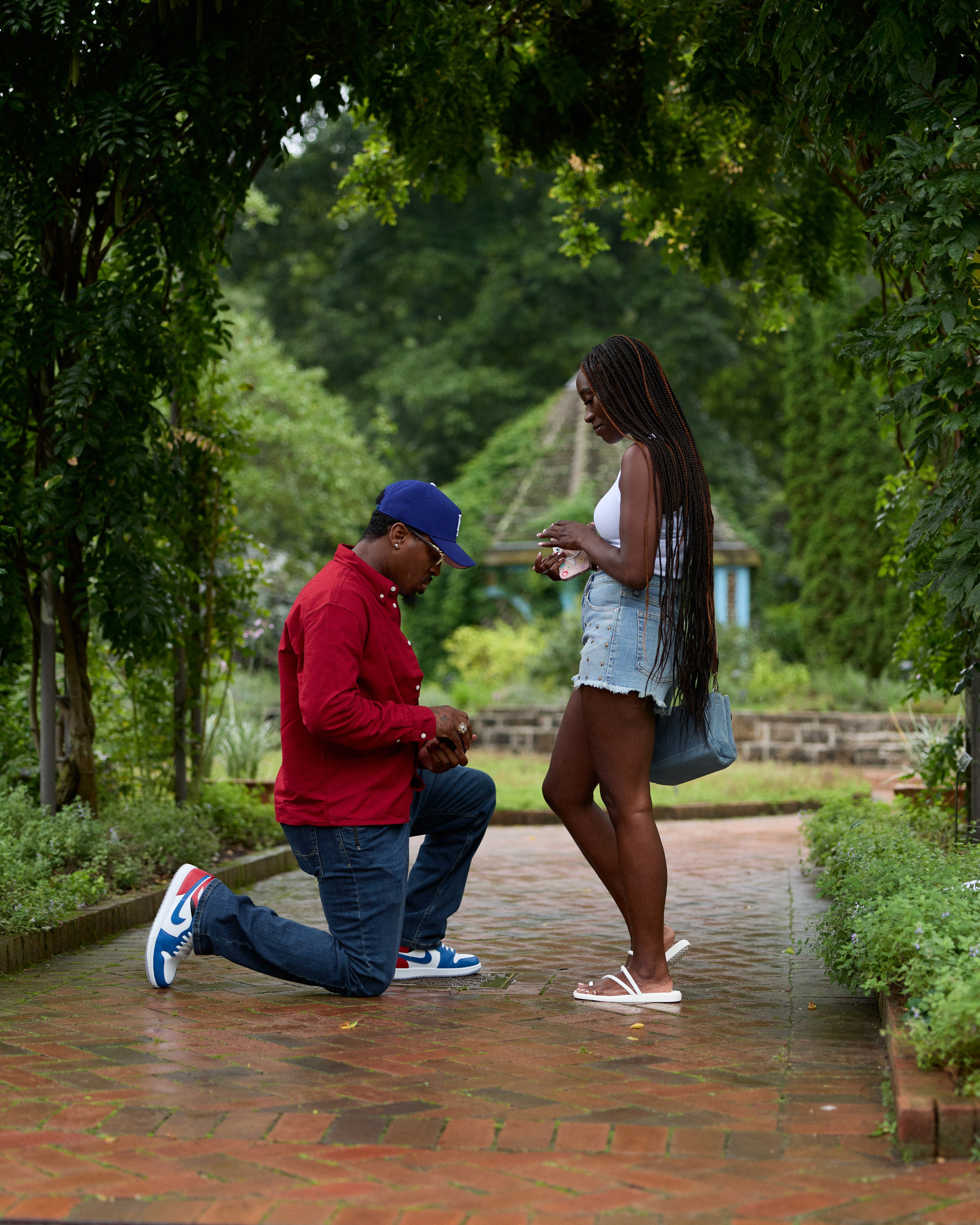 Inniswood Metro Gardens Proposal Photographer | Columbus Ohio