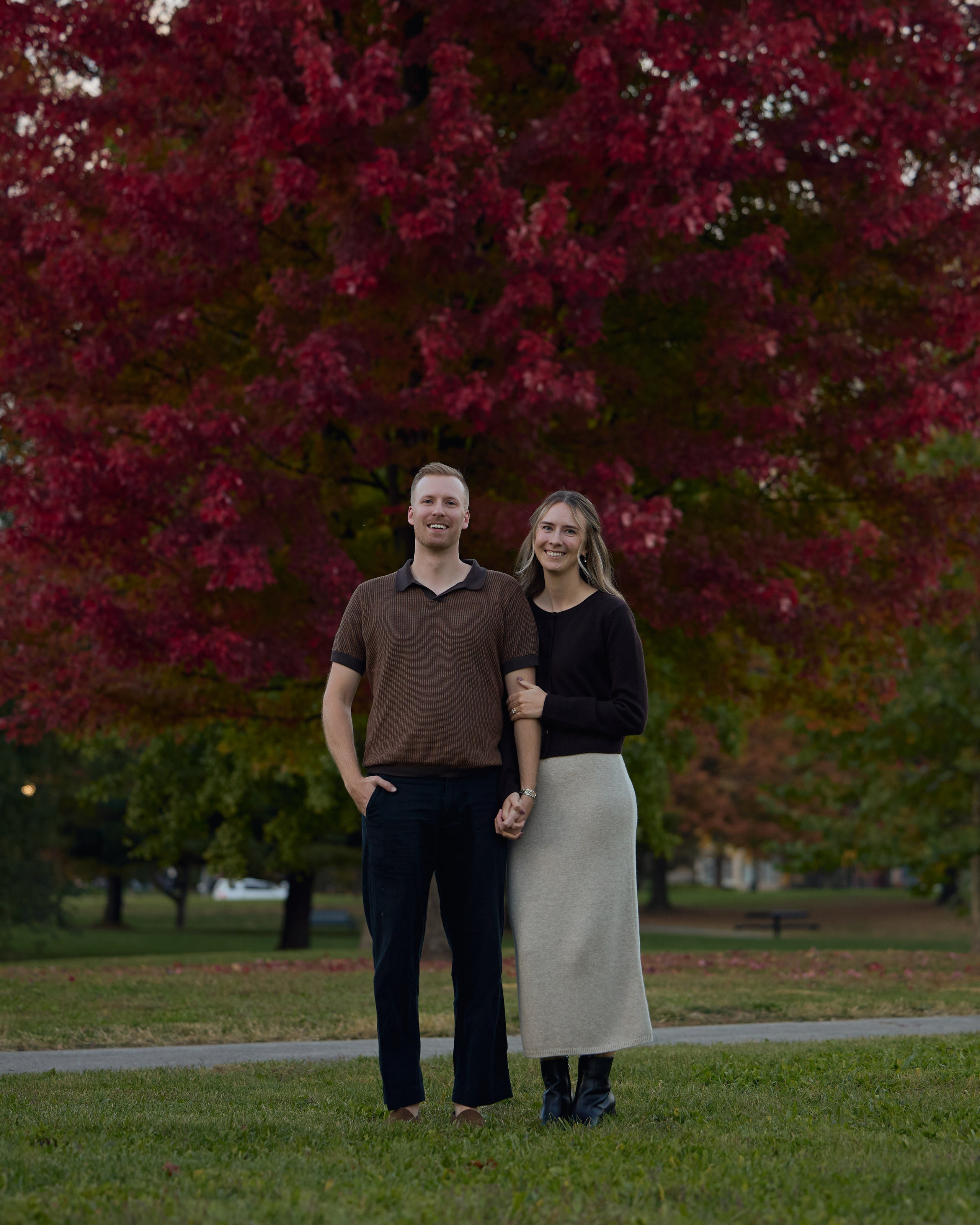Franklin Park Fall Proposal | Columbus Ohio Proposal Photographer