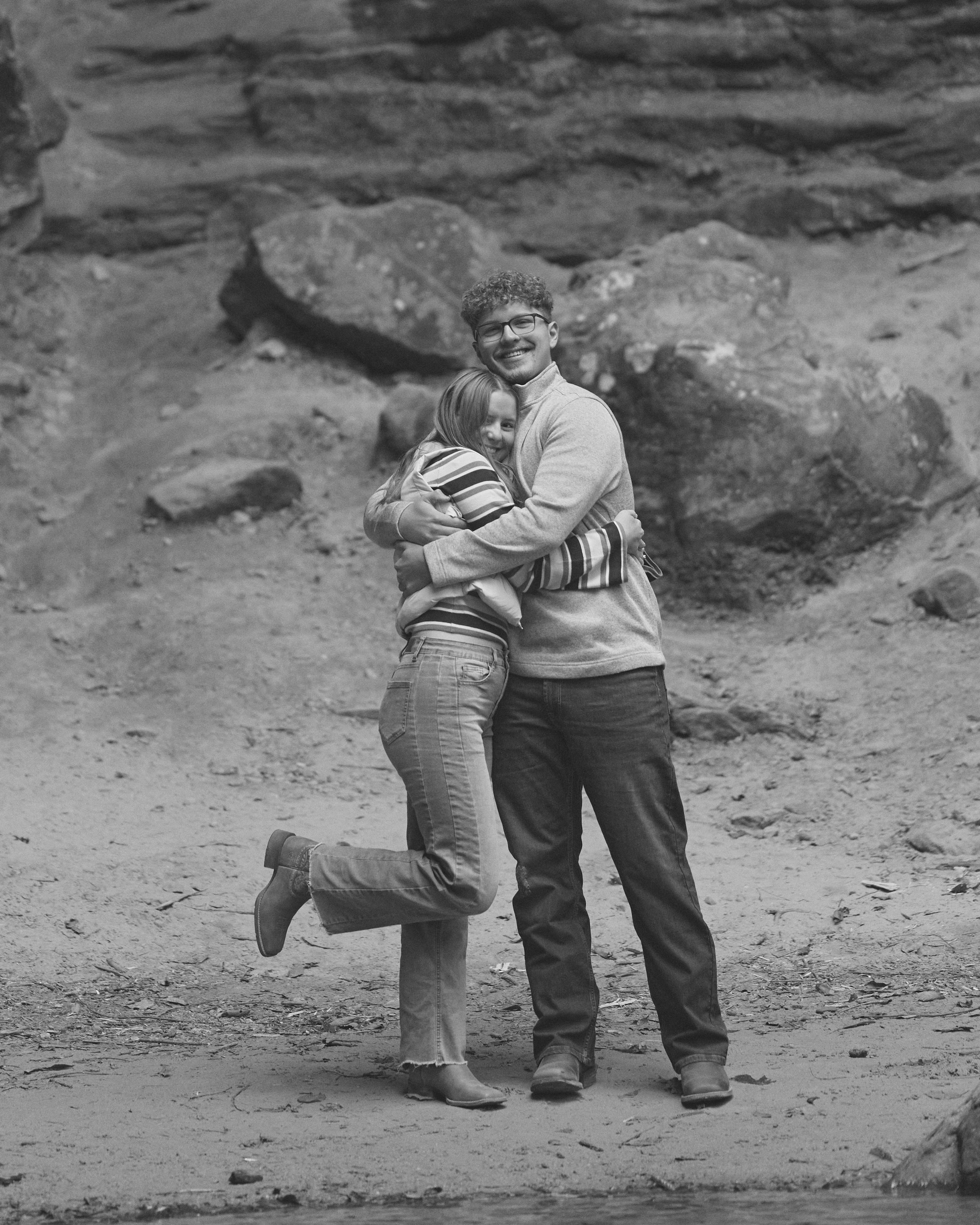 Ash Cave Proposal | Hocking Hills Ohio Proposal Photographer