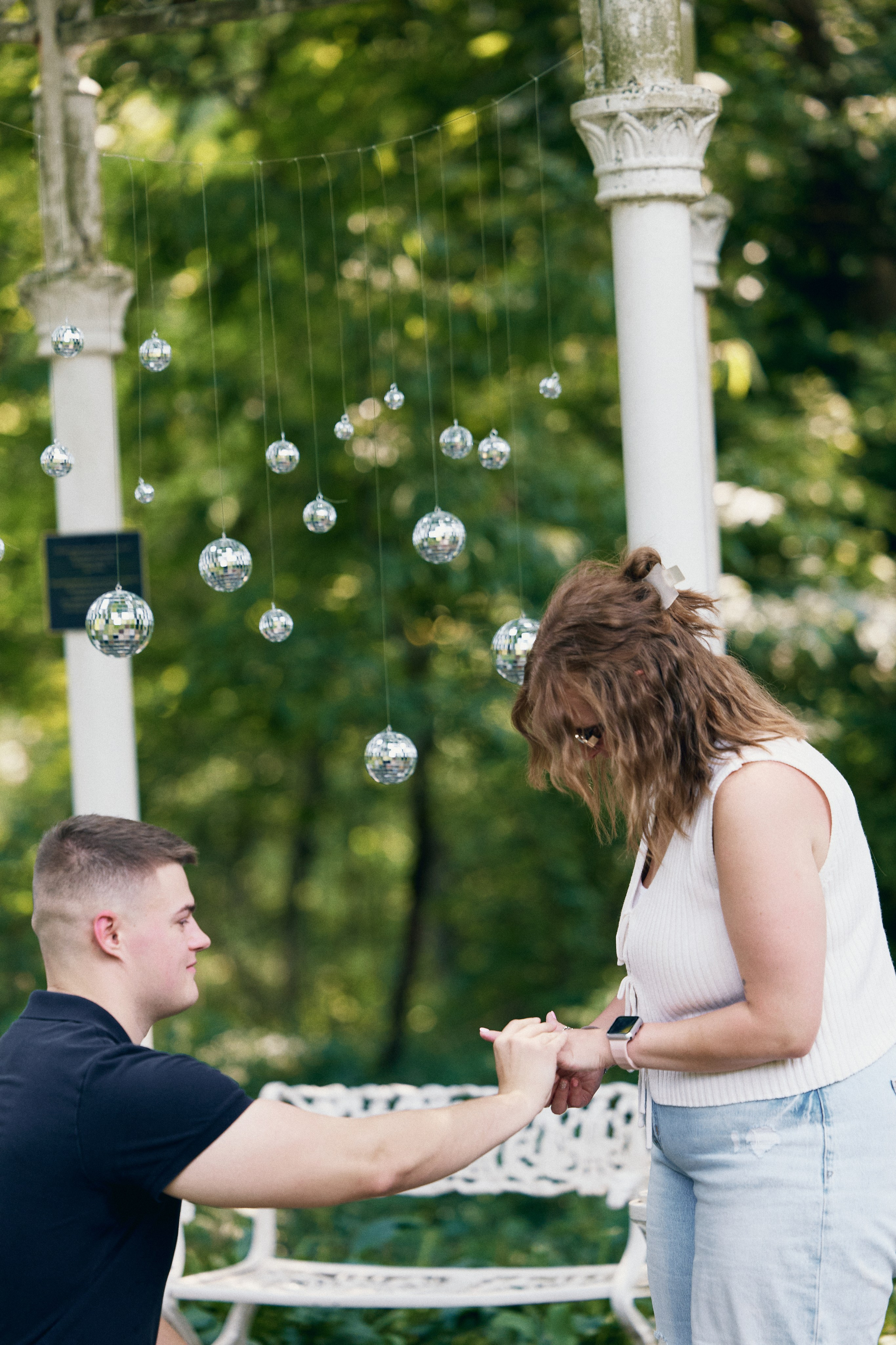 Park of Roses Gazebo Proposal | Columbus Ohio Photographer