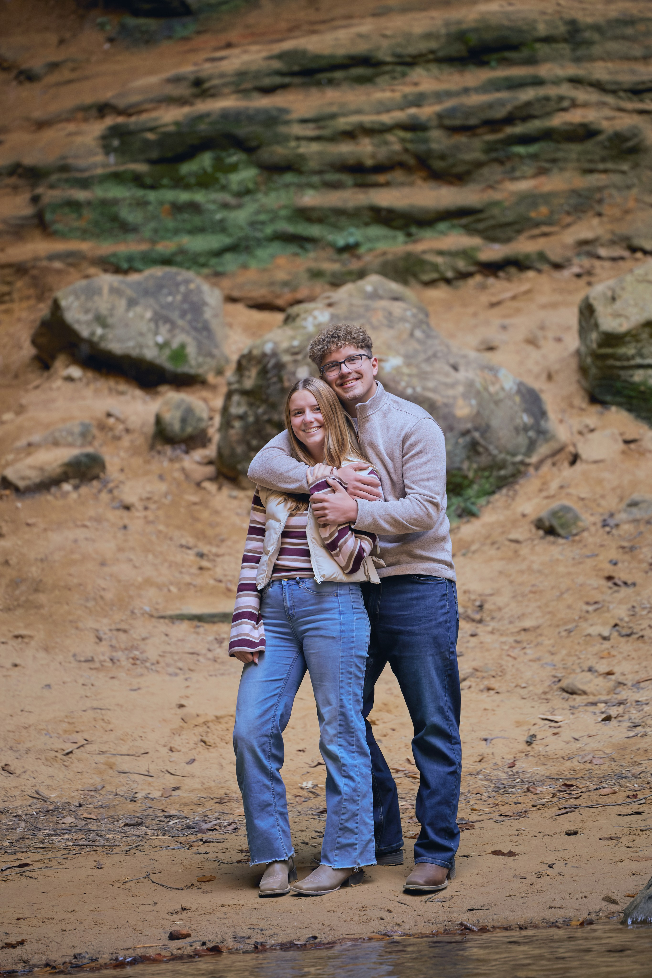 Ash Cave Proposal | Hocking Hills Ohio Proposal Photographer