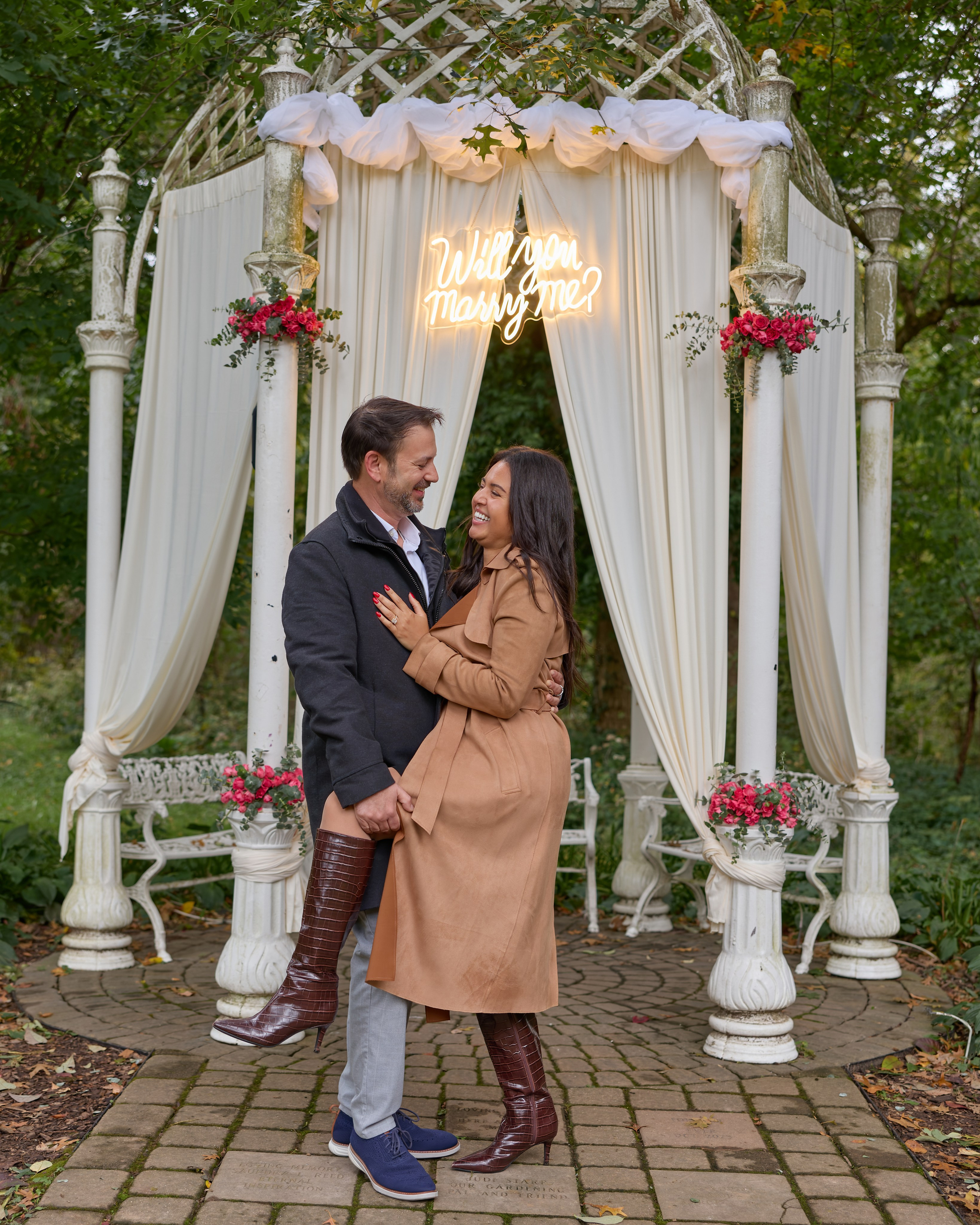 Park of Roses Proposal Photographer | Columbus Ohio
