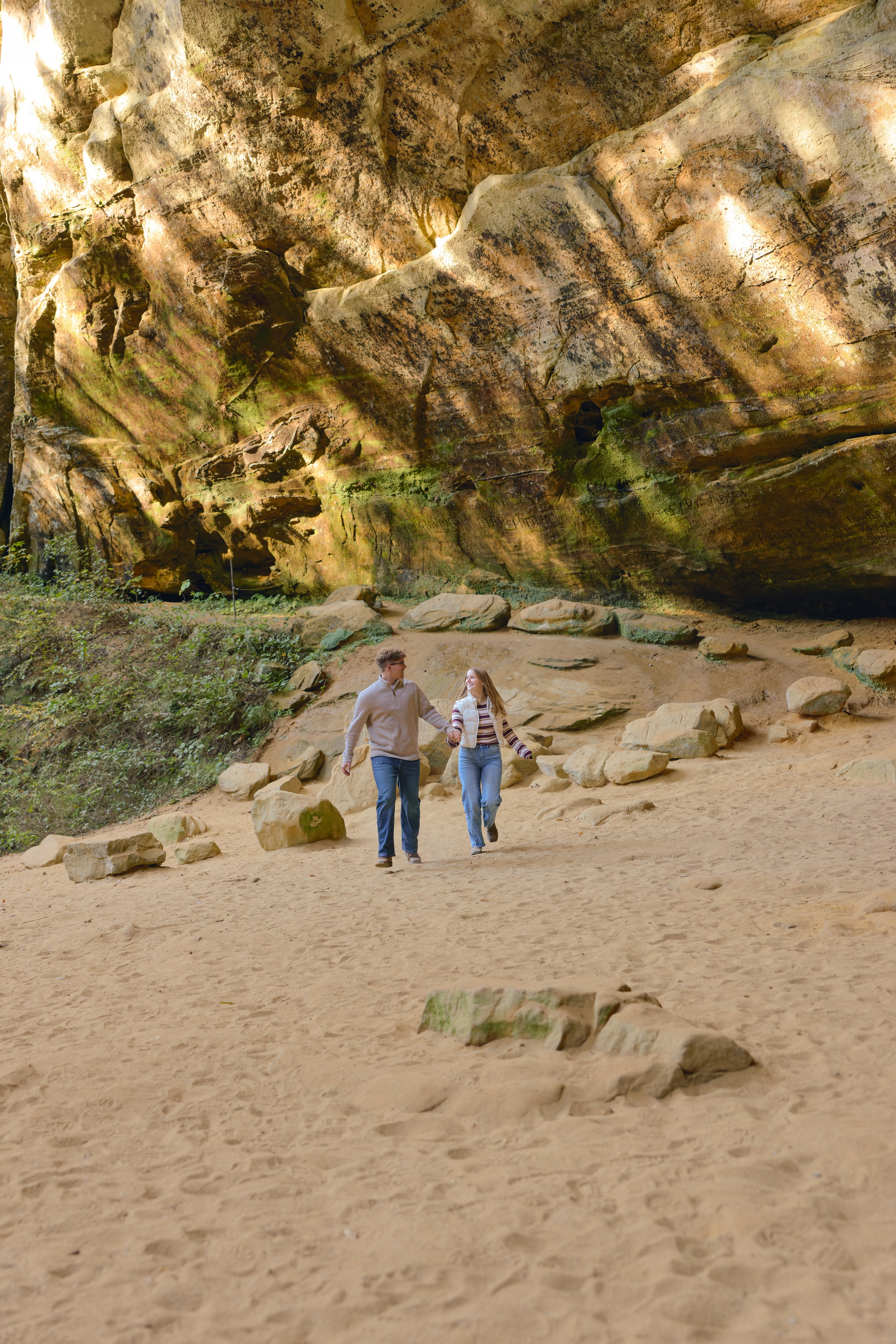 Ash Cave Proposal | Hocking Hills Ohio Proposal Photographer