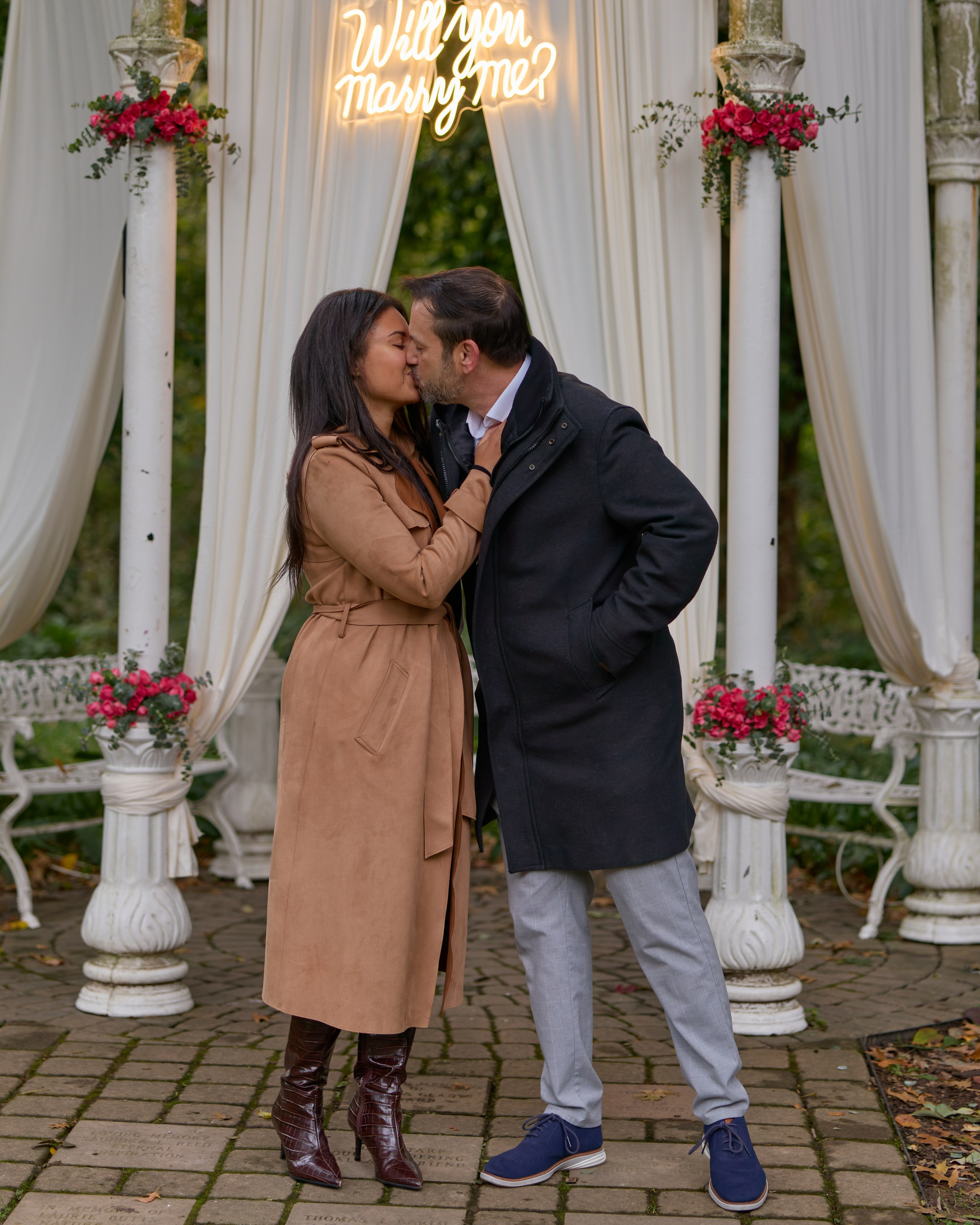 Park of Roses Proposal Photographer | Columbus Ohio