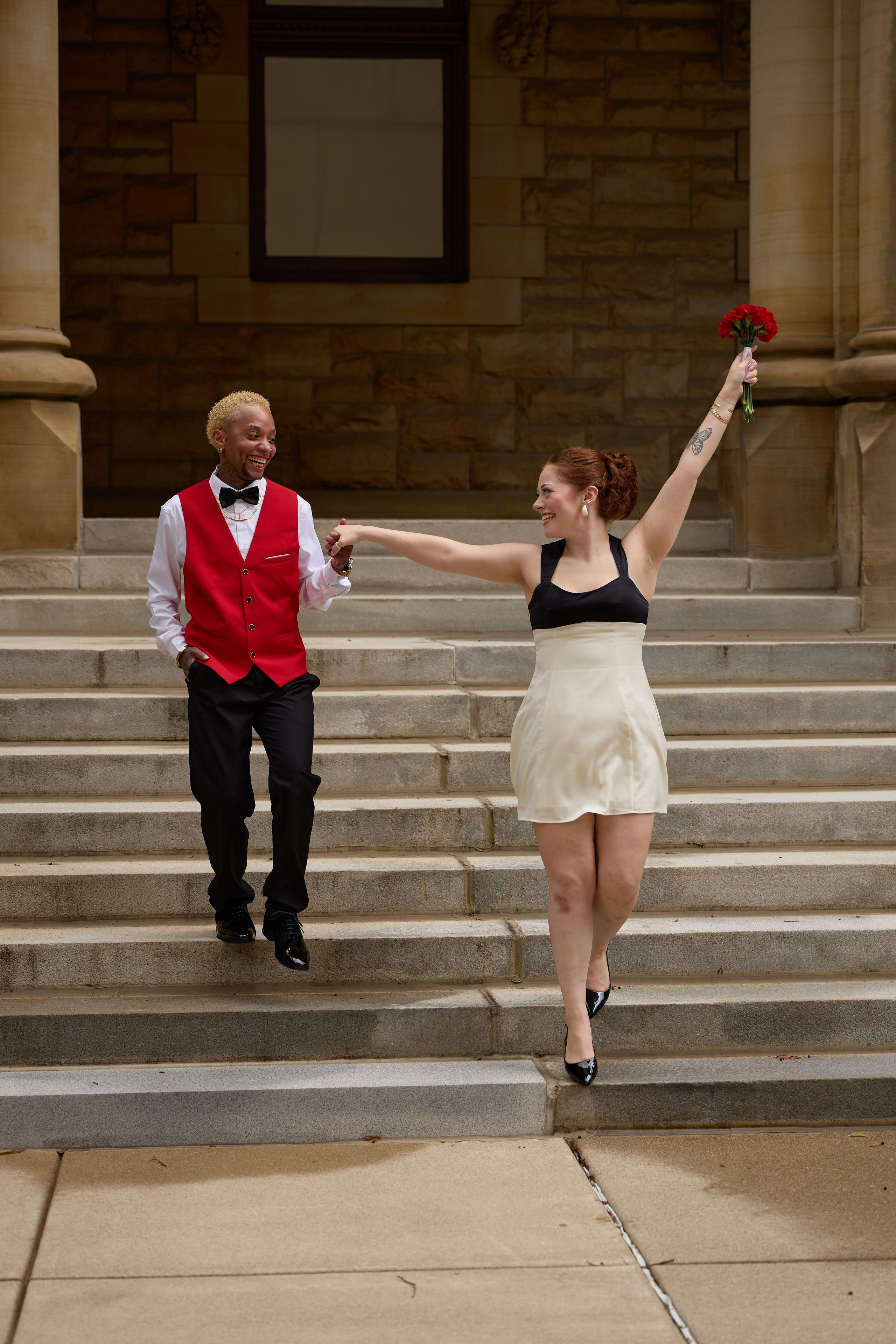Josie & William Сity hall ceremonies +Photoshoot afterward, Columbus. Columbus Proposal & Wedding Photographer | Kovyphoto