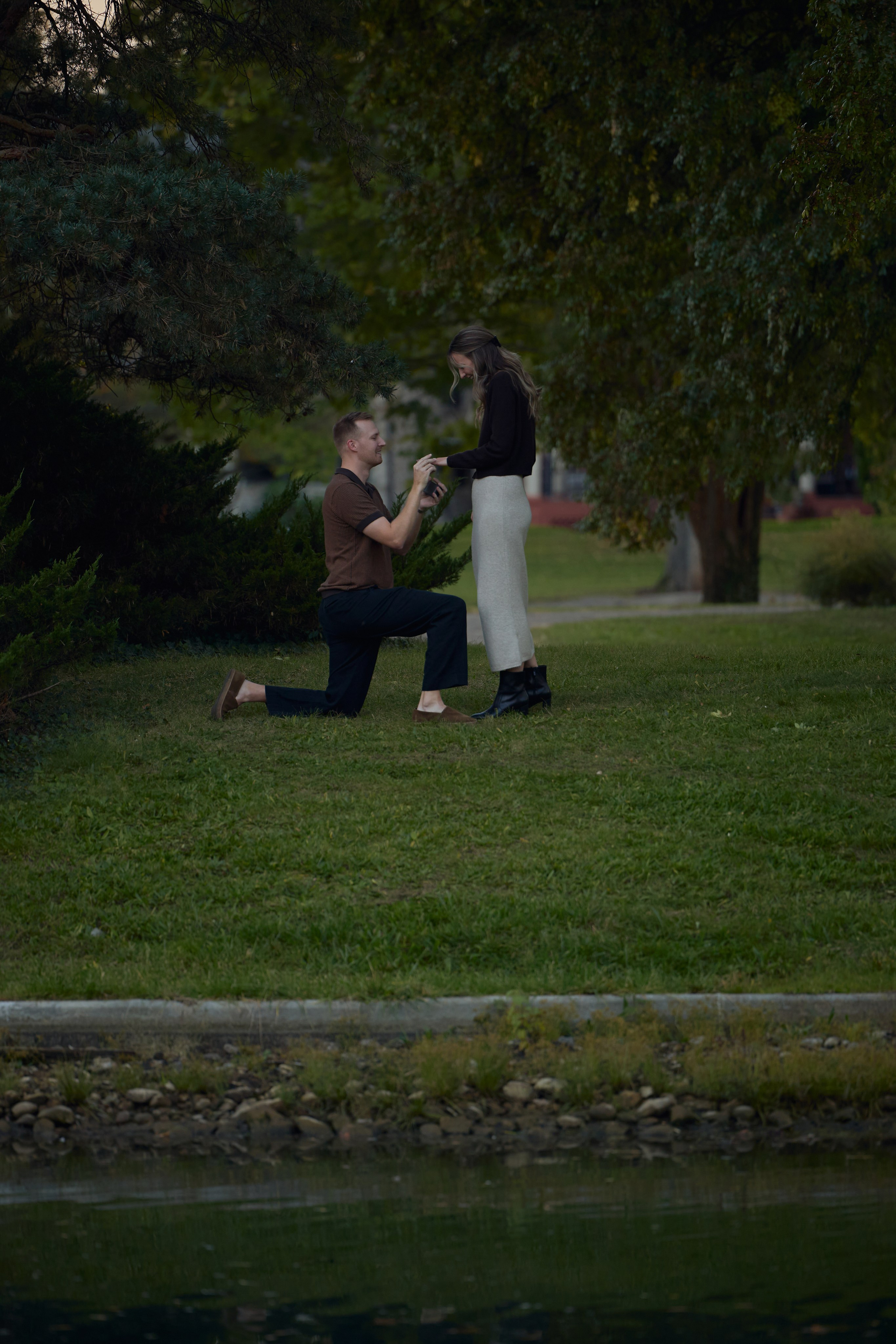 Franklin Park Fall Proposal | Columbus Ohio Proposal Photographer