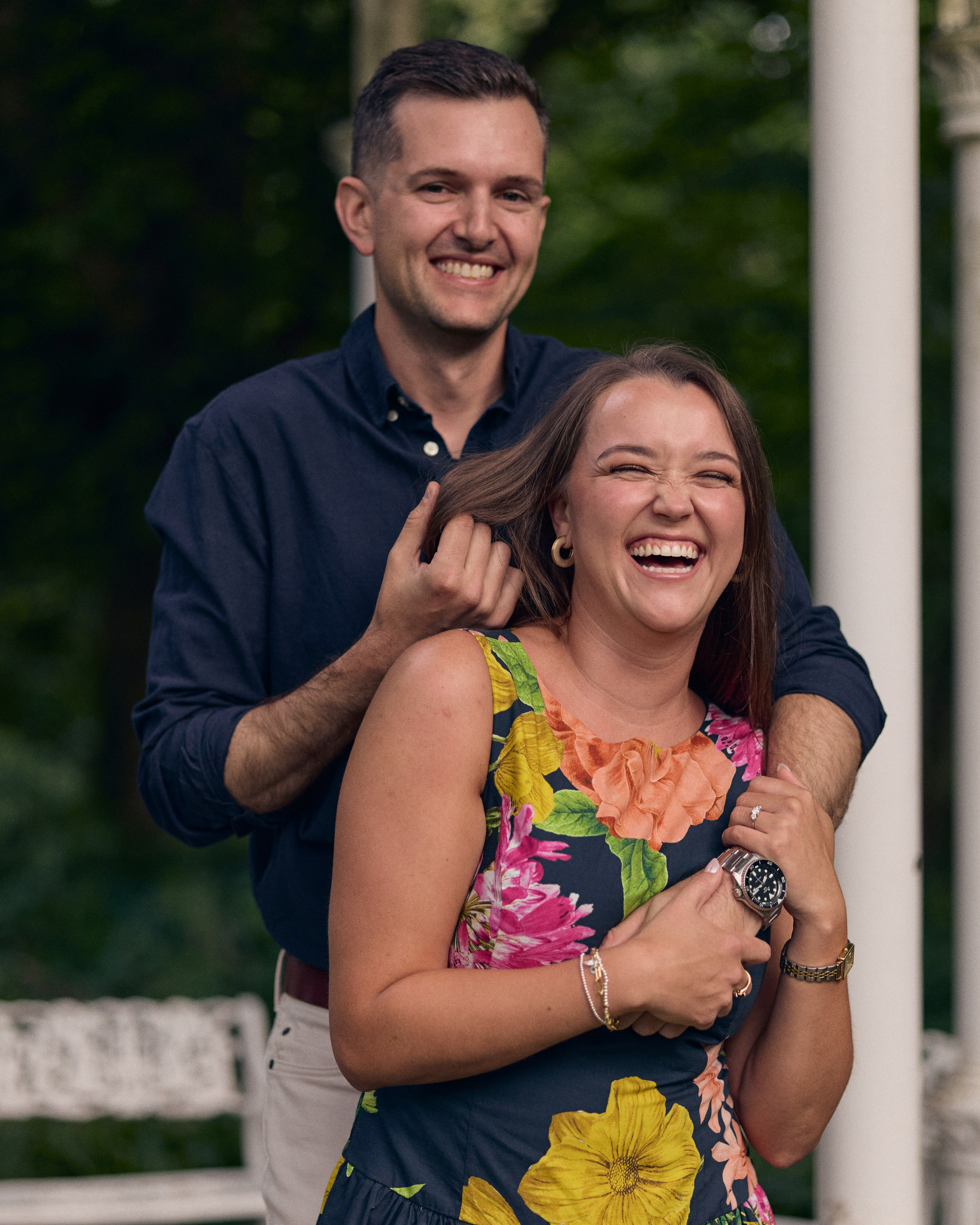 Romantic Park of Roses Proposal | Columbus Ohio Photographer