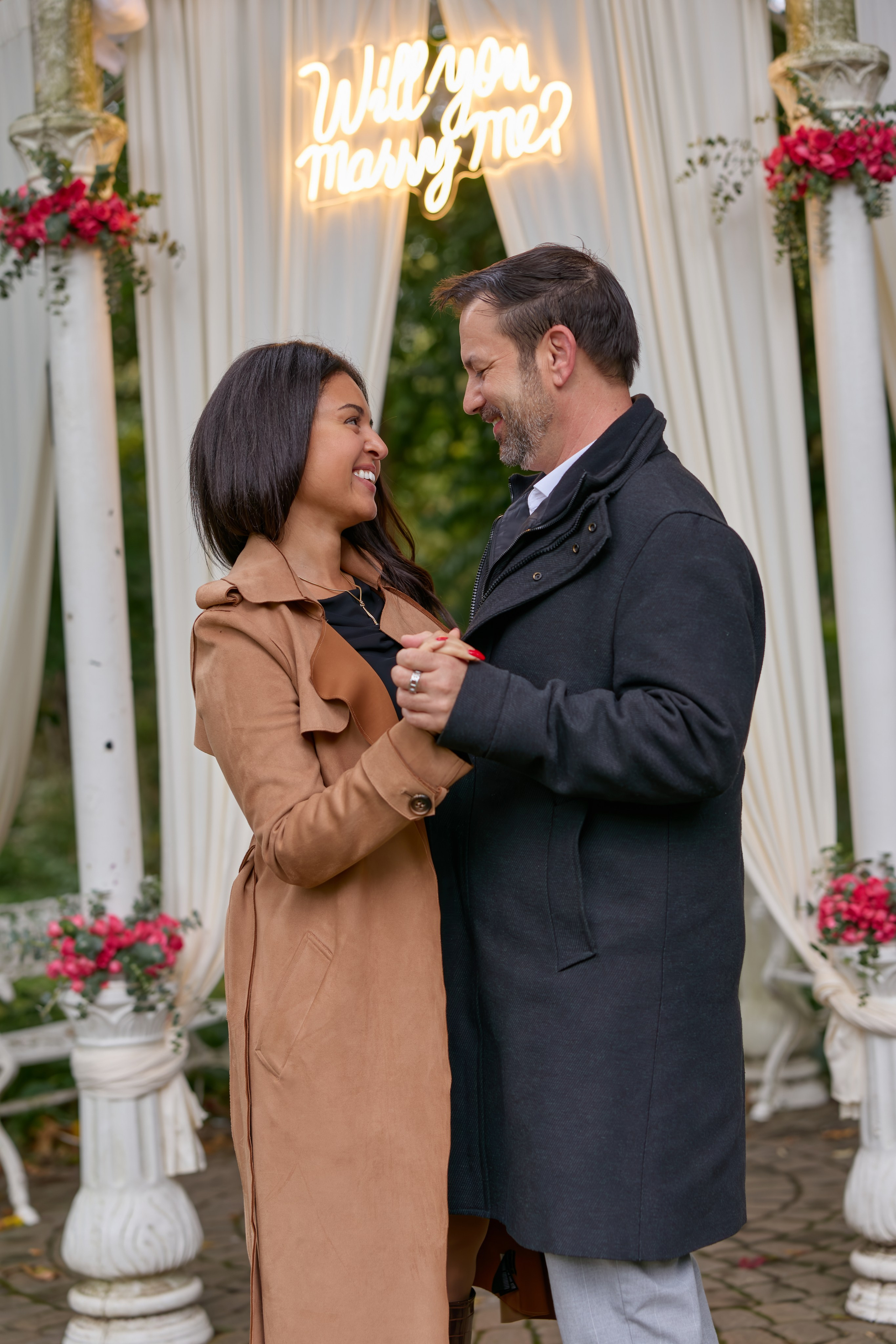 Park of Roses Proposal Photographer | Columbus Ohio