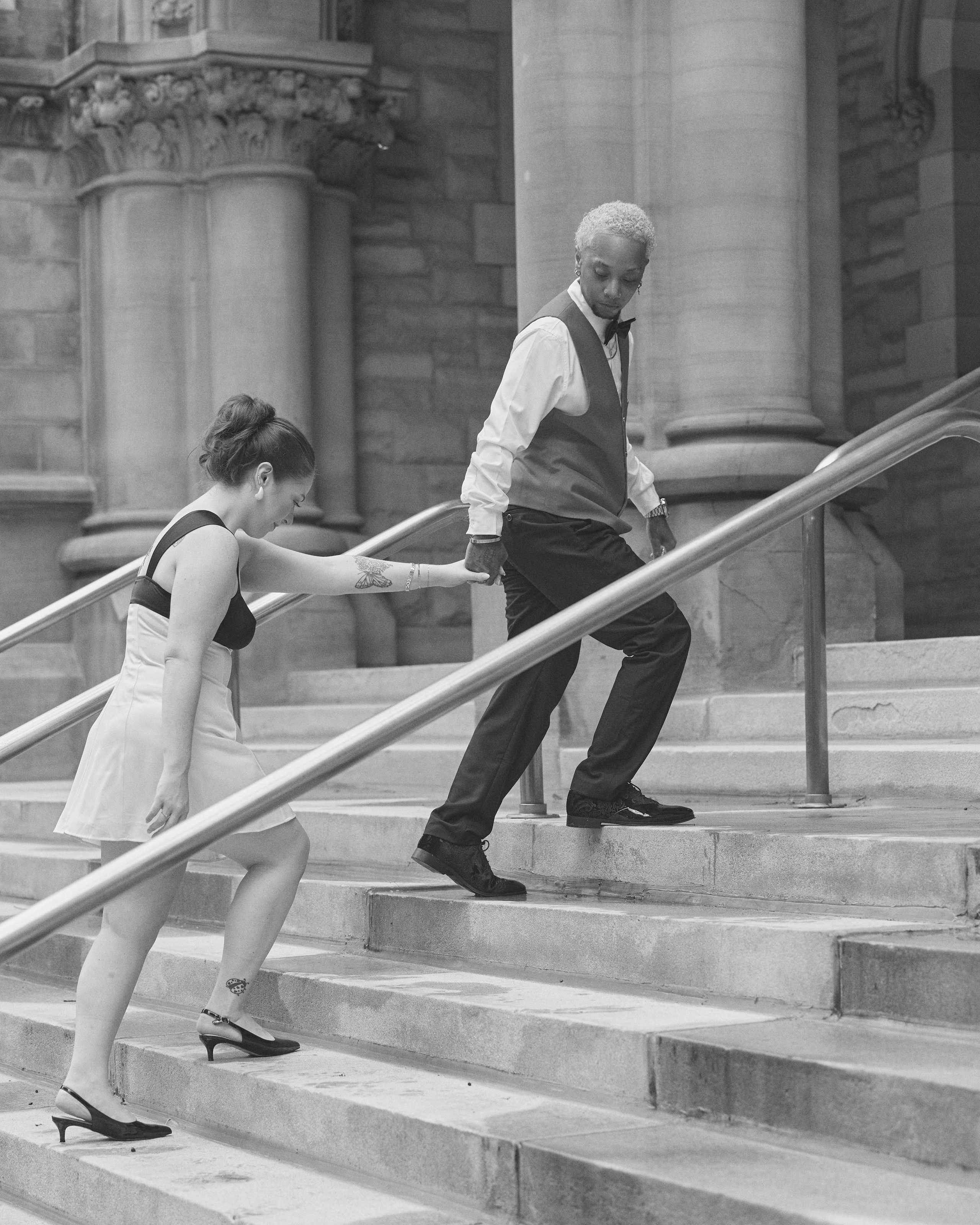 Josie & William Сity hall ceremonies +Photoshoot afterward, Columbus. Columbus Proposal & Wedding Photographer | Kovyphoto