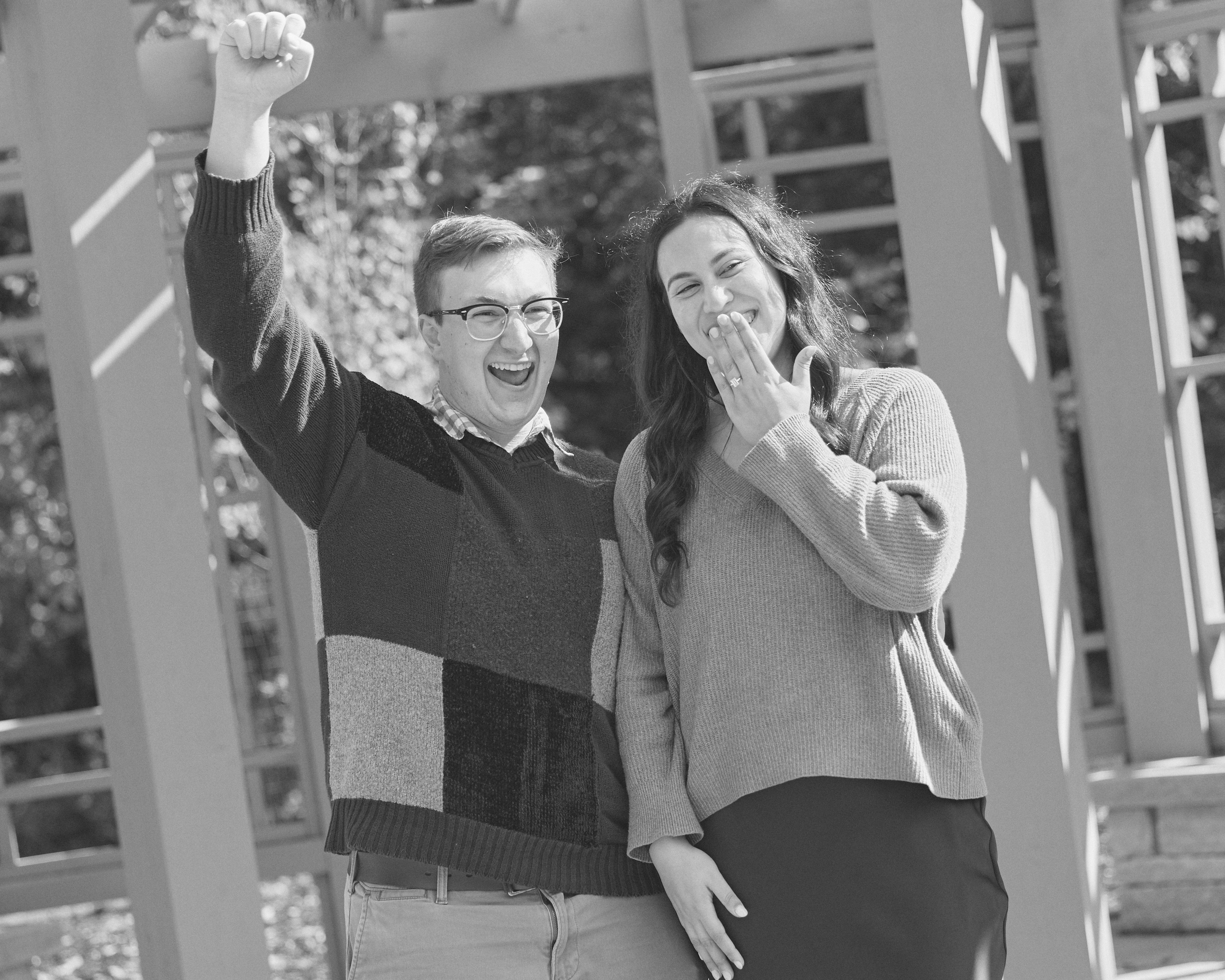 Inniswood Metro Gardens Gazebo Proposal | Westerville Ohio Photographer