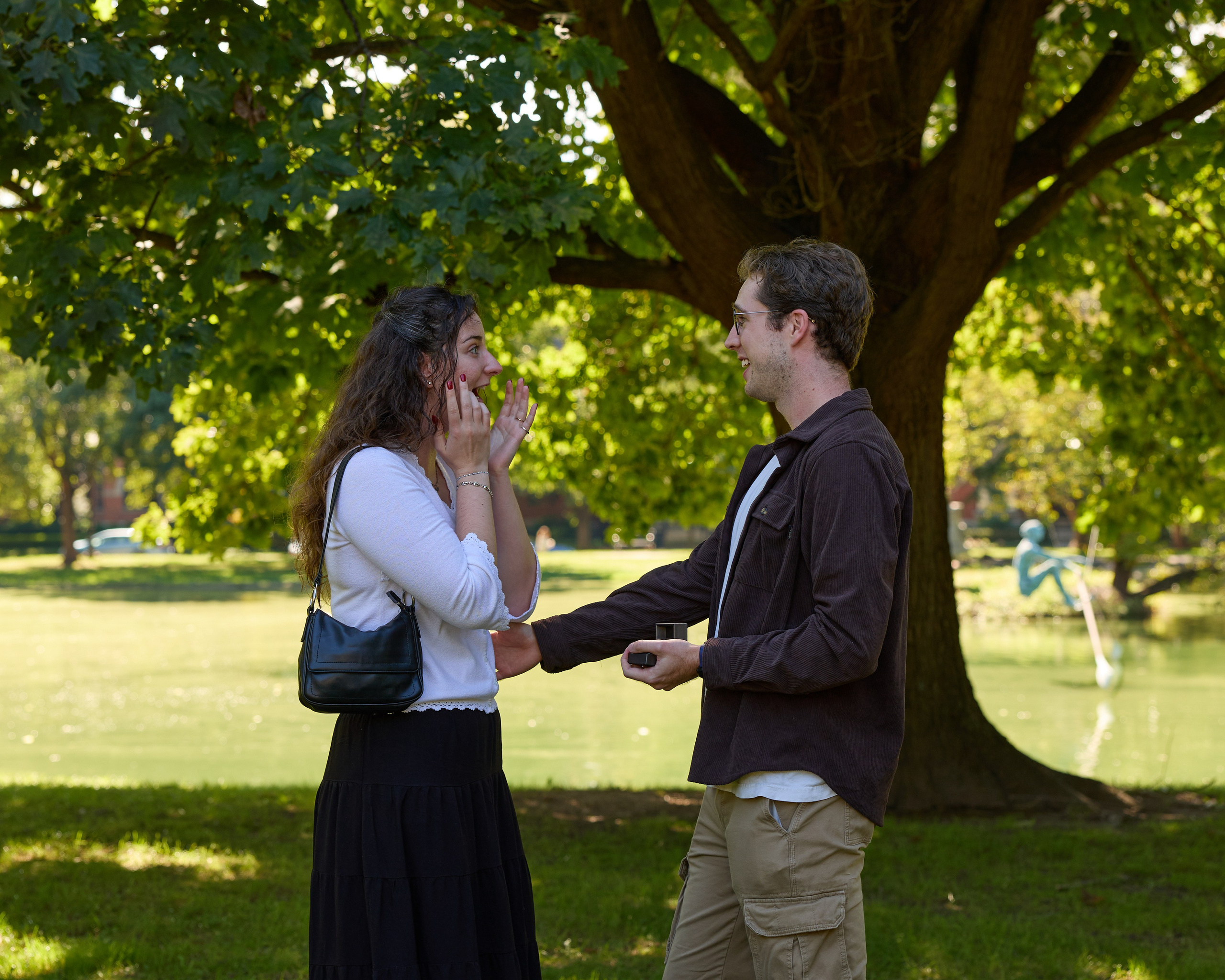 Schiller Park Proposal | Columbus Ohio Photographer