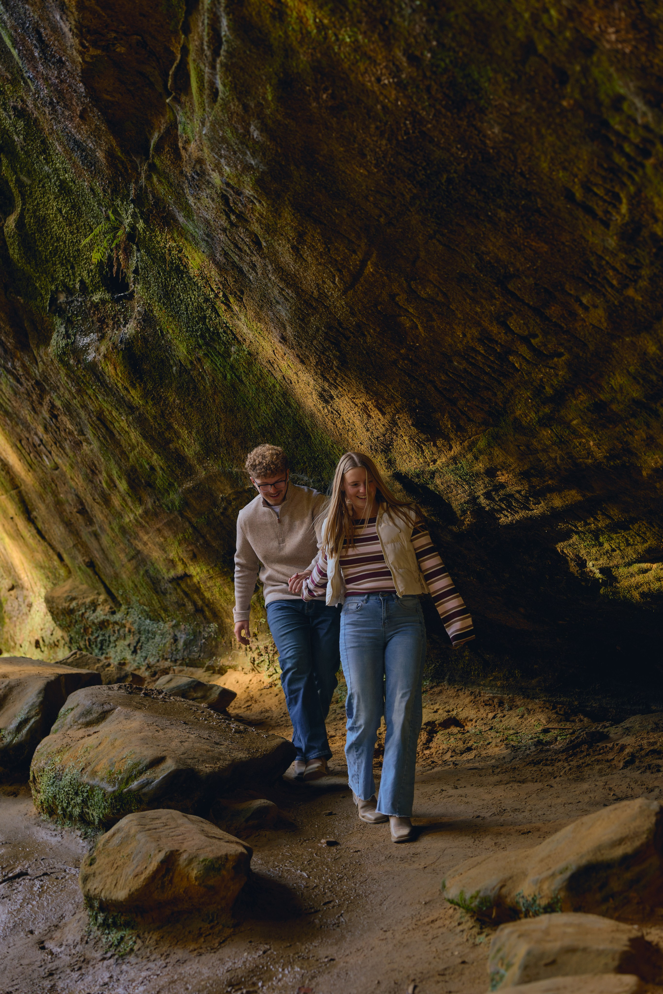 Ash Cave Proposal | Hocking Hills Ohio Proposal Photographer