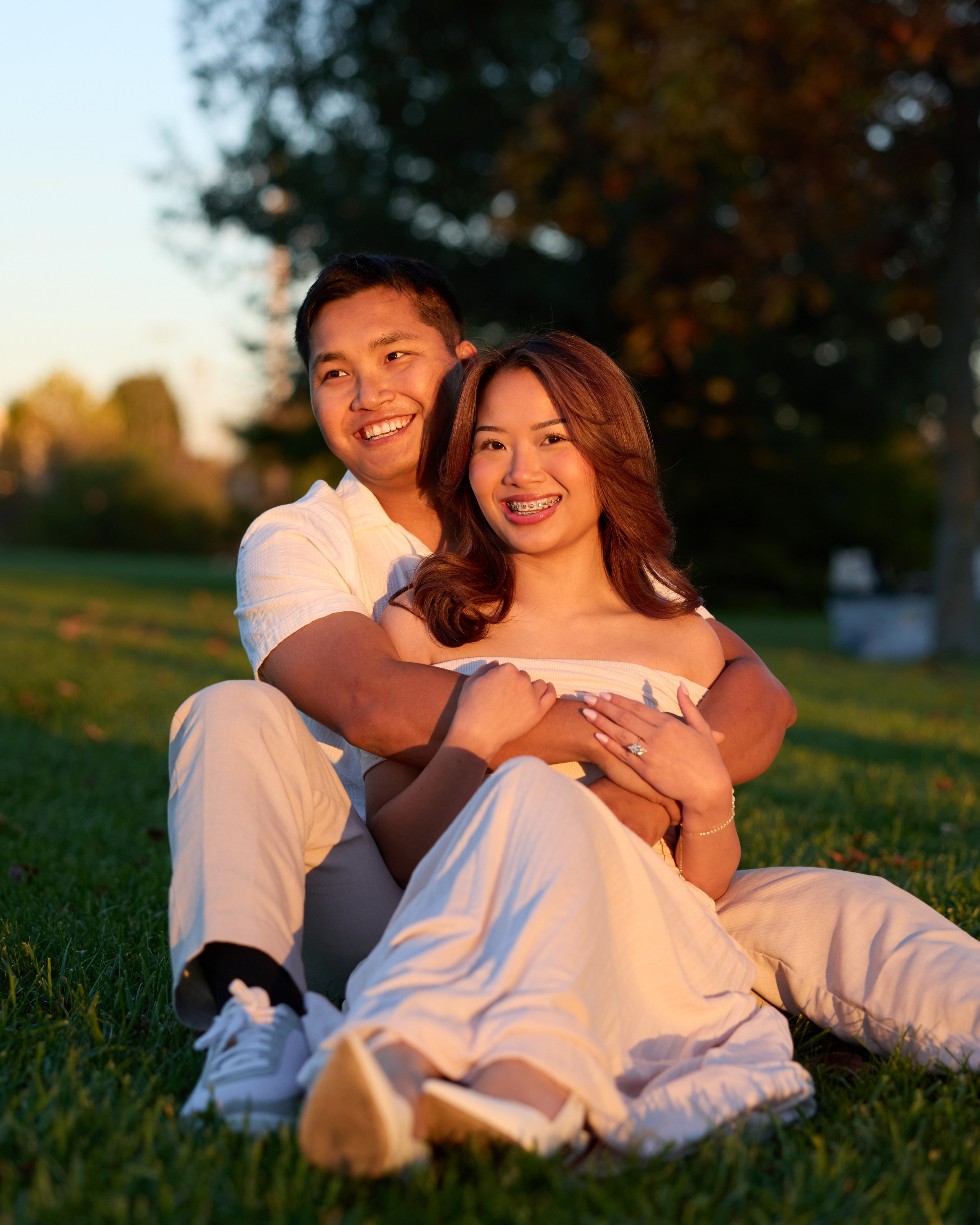 Hilliard Ohio Proposal Photographer | Sunset Lake Proposal