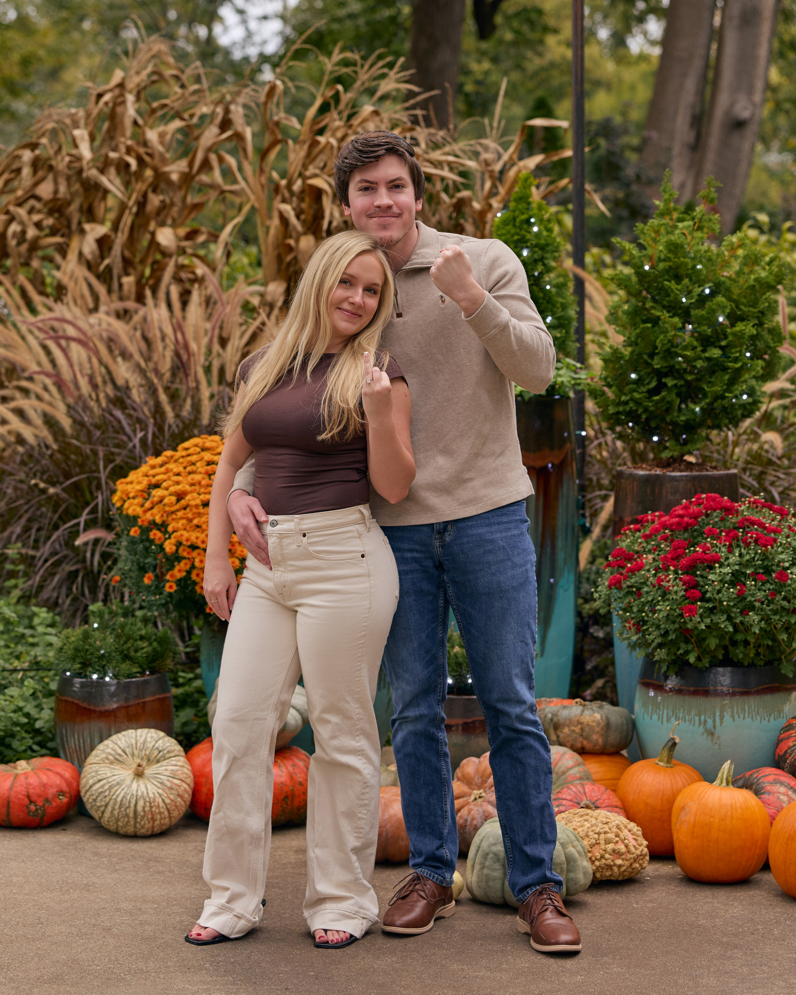 Franklin Park Conservatory Balcony Proposal | Columbus Ohio Photographer