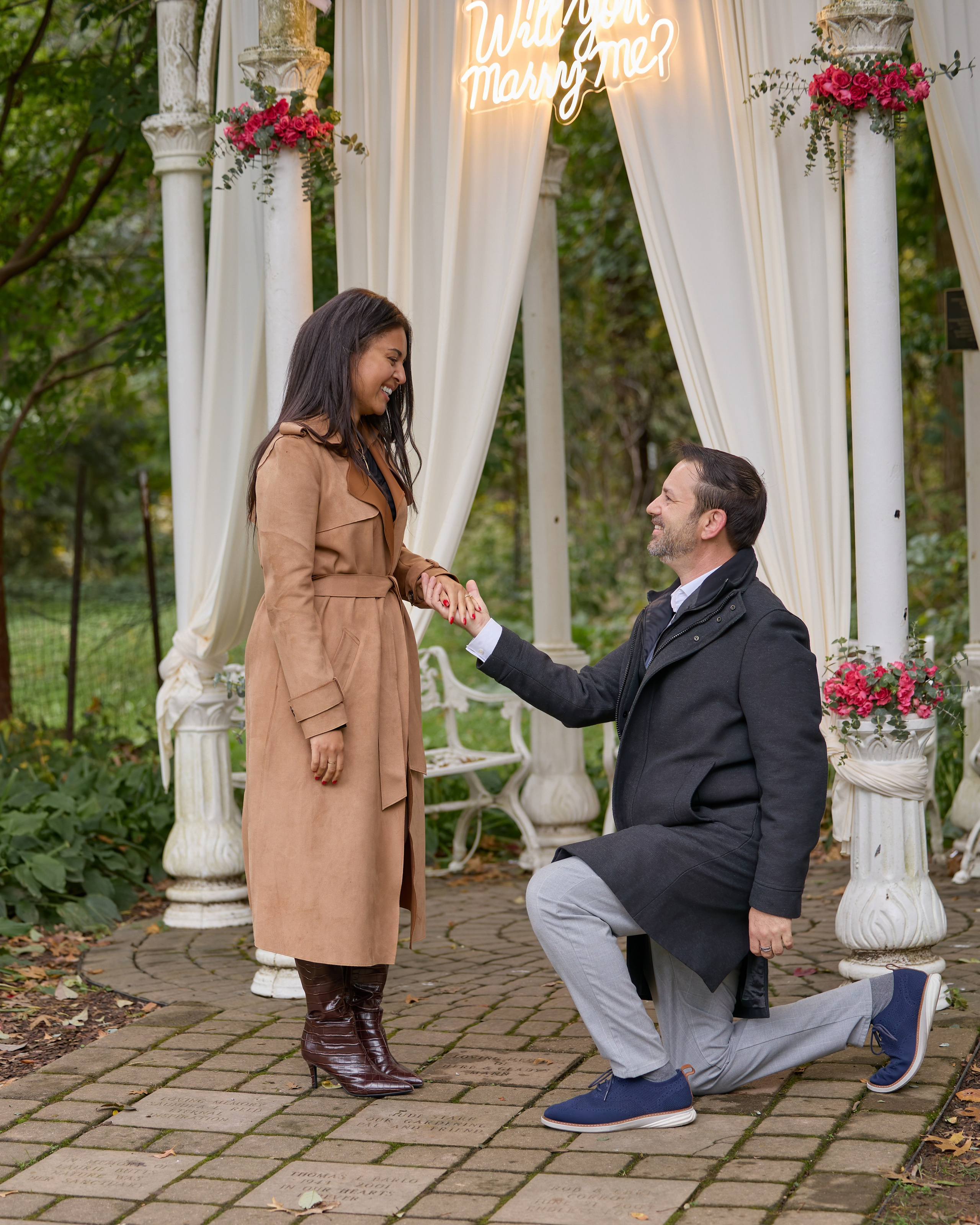Park of Roses Proposal Photographer | Columbus Ohio