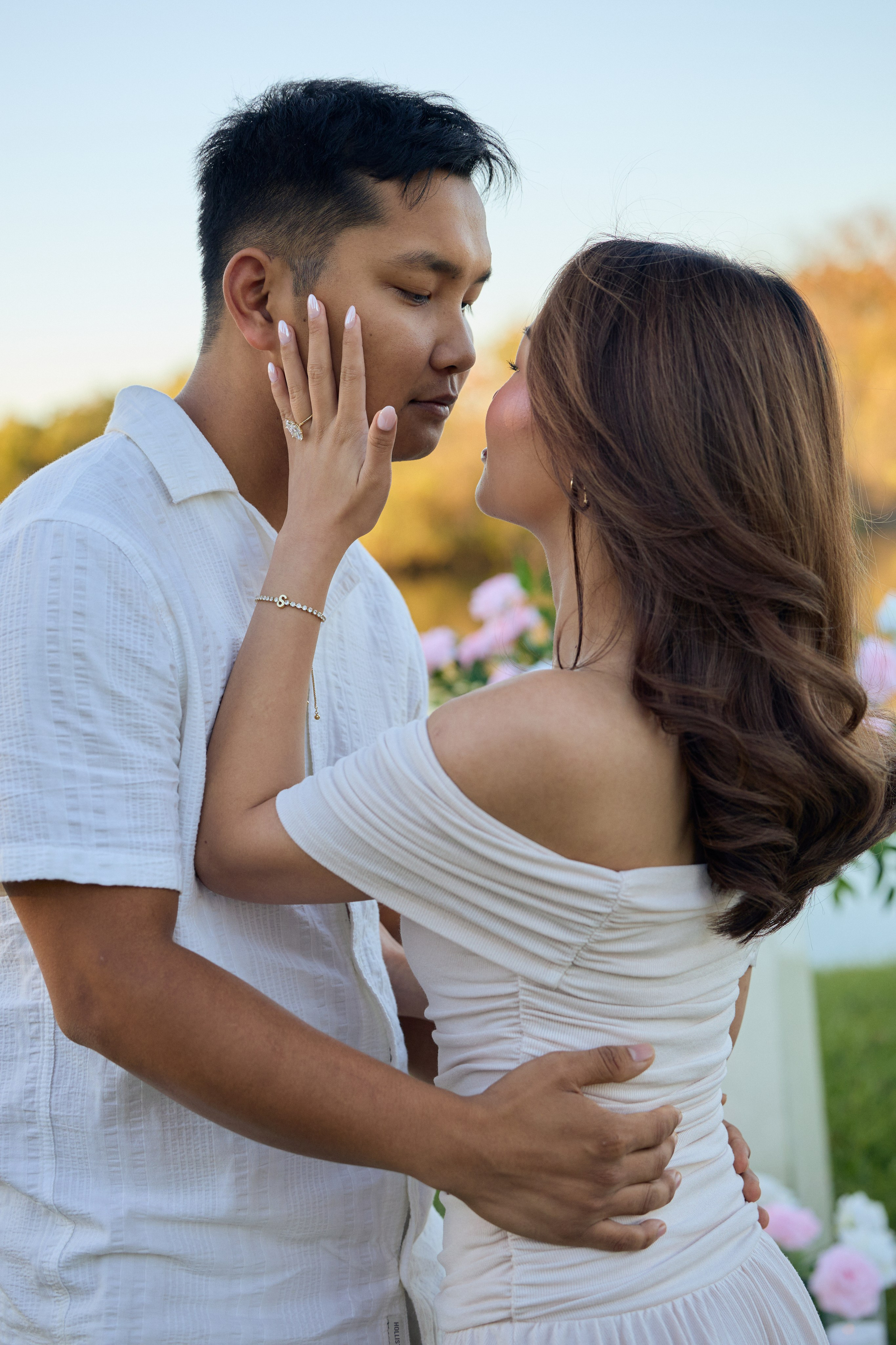 Hilliard Ohio Proposal Photographer | Sunset Lake Proposal