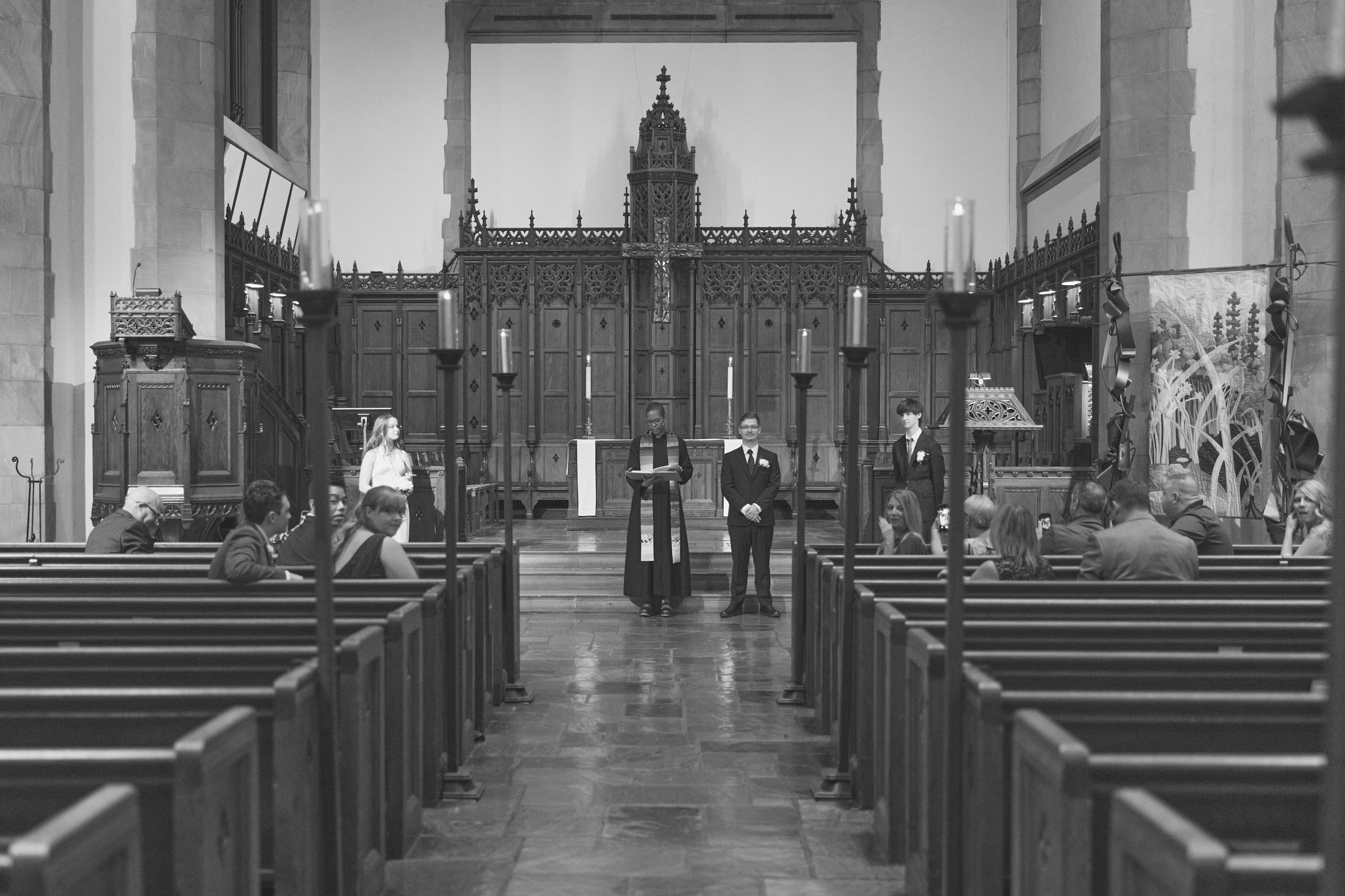 First Congregational Church Micro Wedding | Columbus Ohio