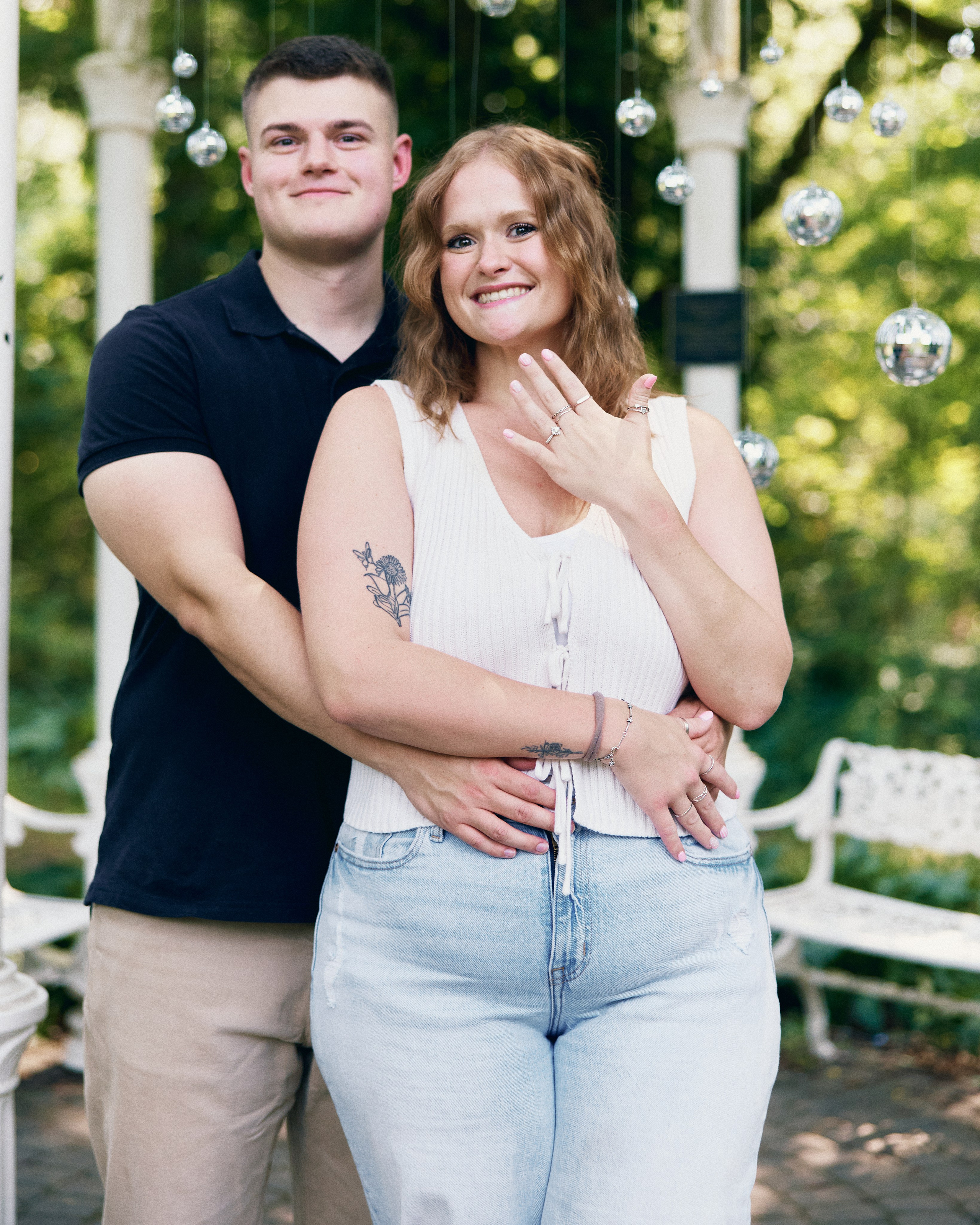 Park of Roses Gazebo Proposal | Columbus Ohio Photographer