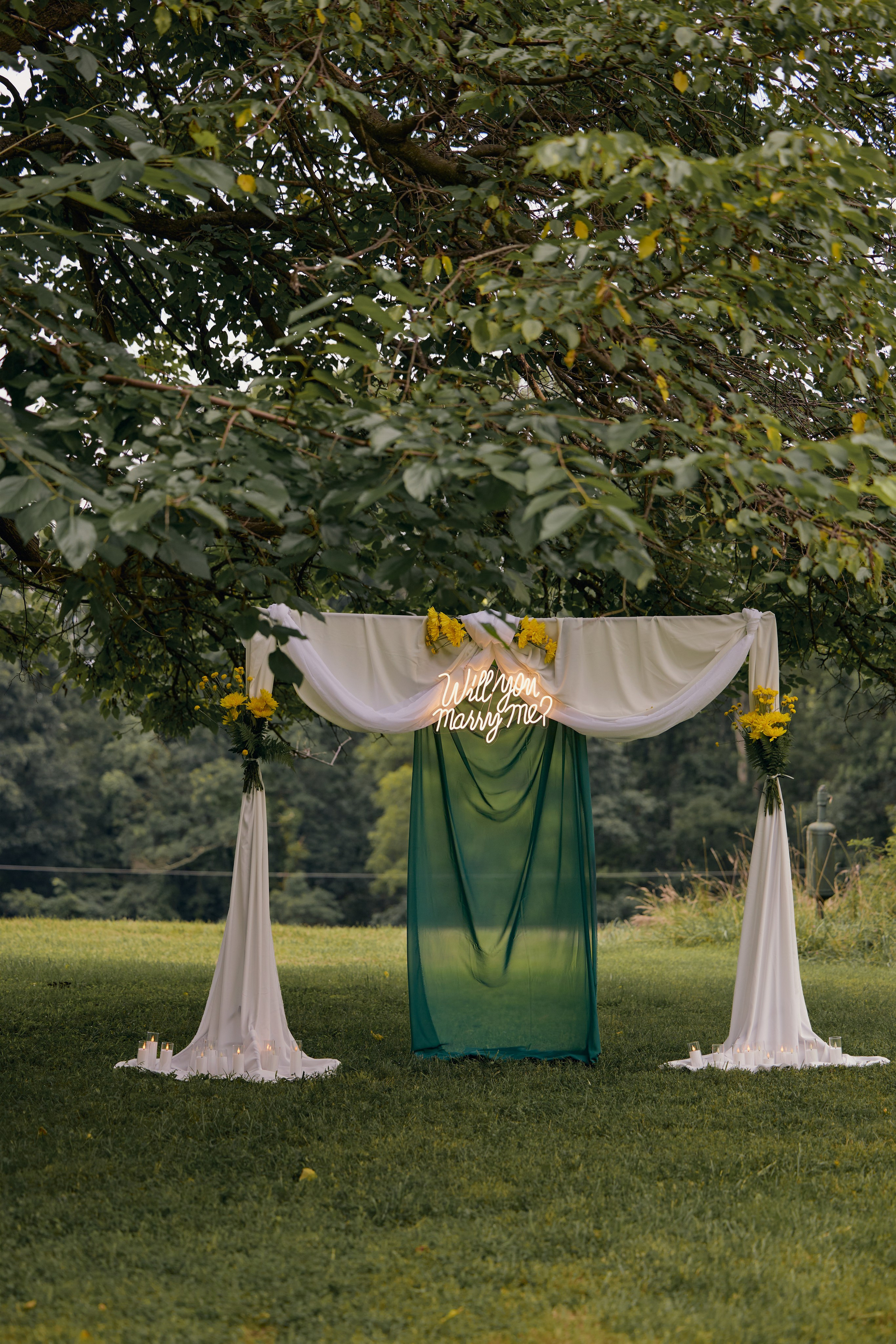 Hocking Hills Proposal Photographer | Romantic Ohio Proposal