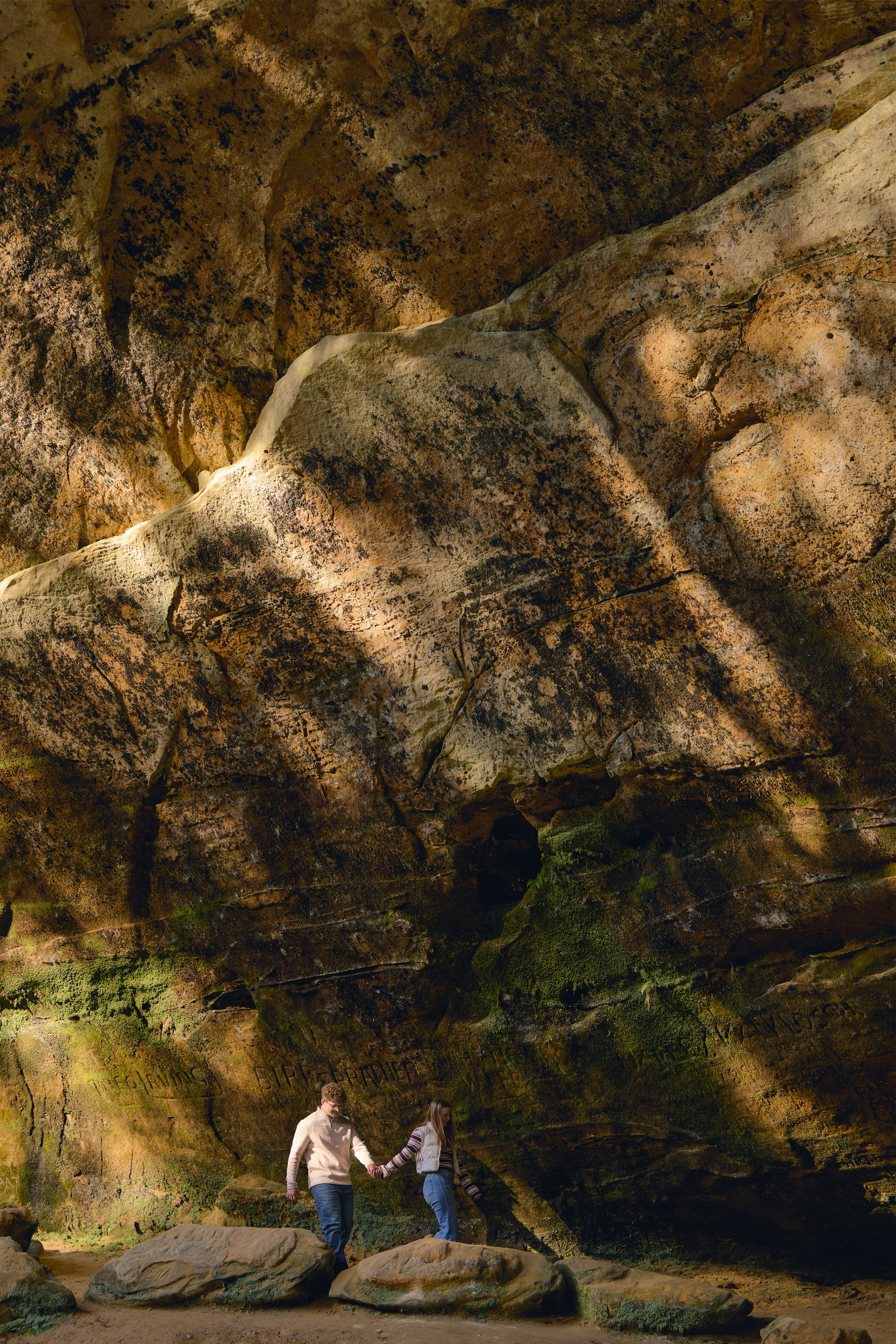 Ash Cave Proposal | Hocking Hills Ohio Proposal Photographer