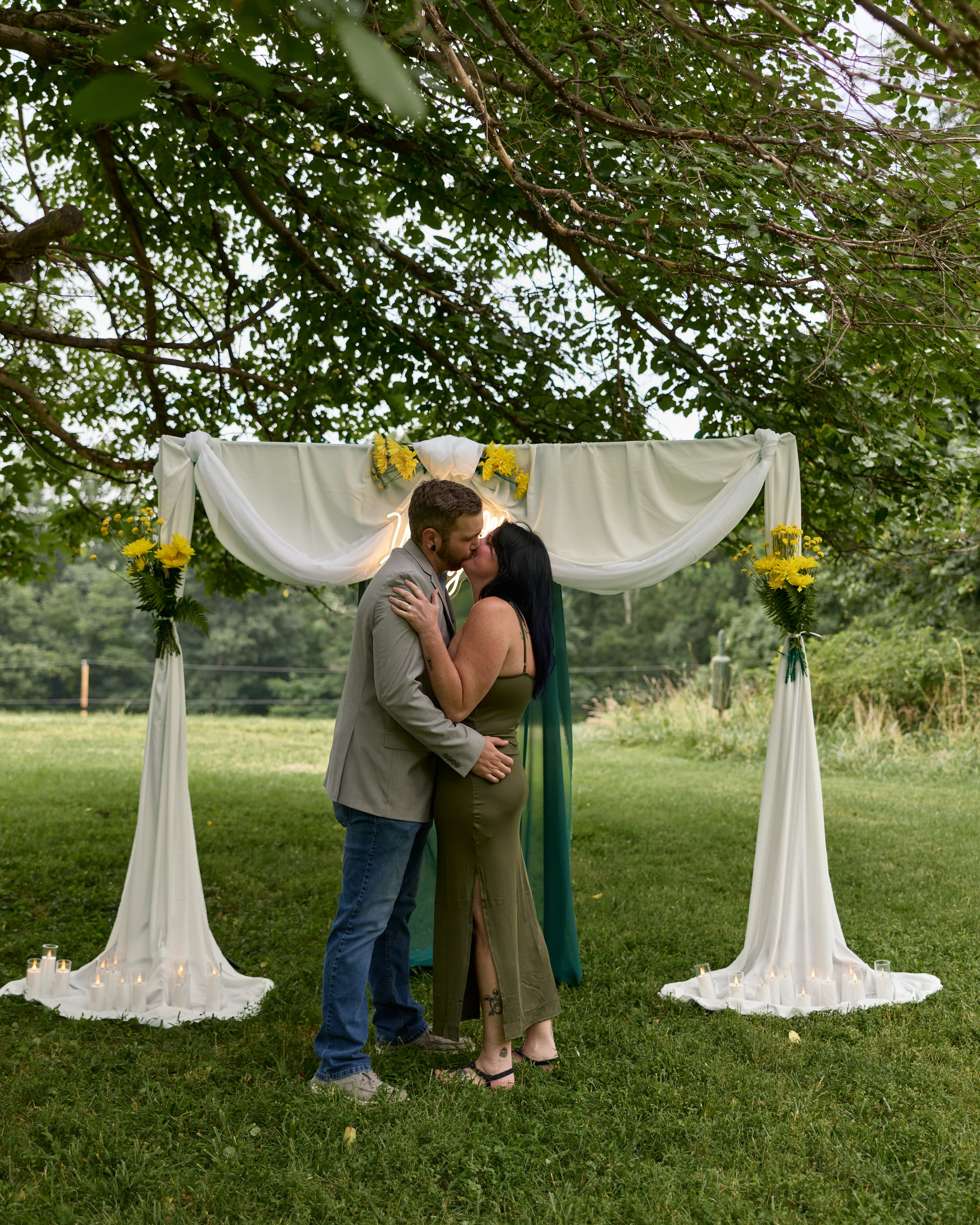 Hocking Hills Proposal Photographer | Romantic Ohio Proposal