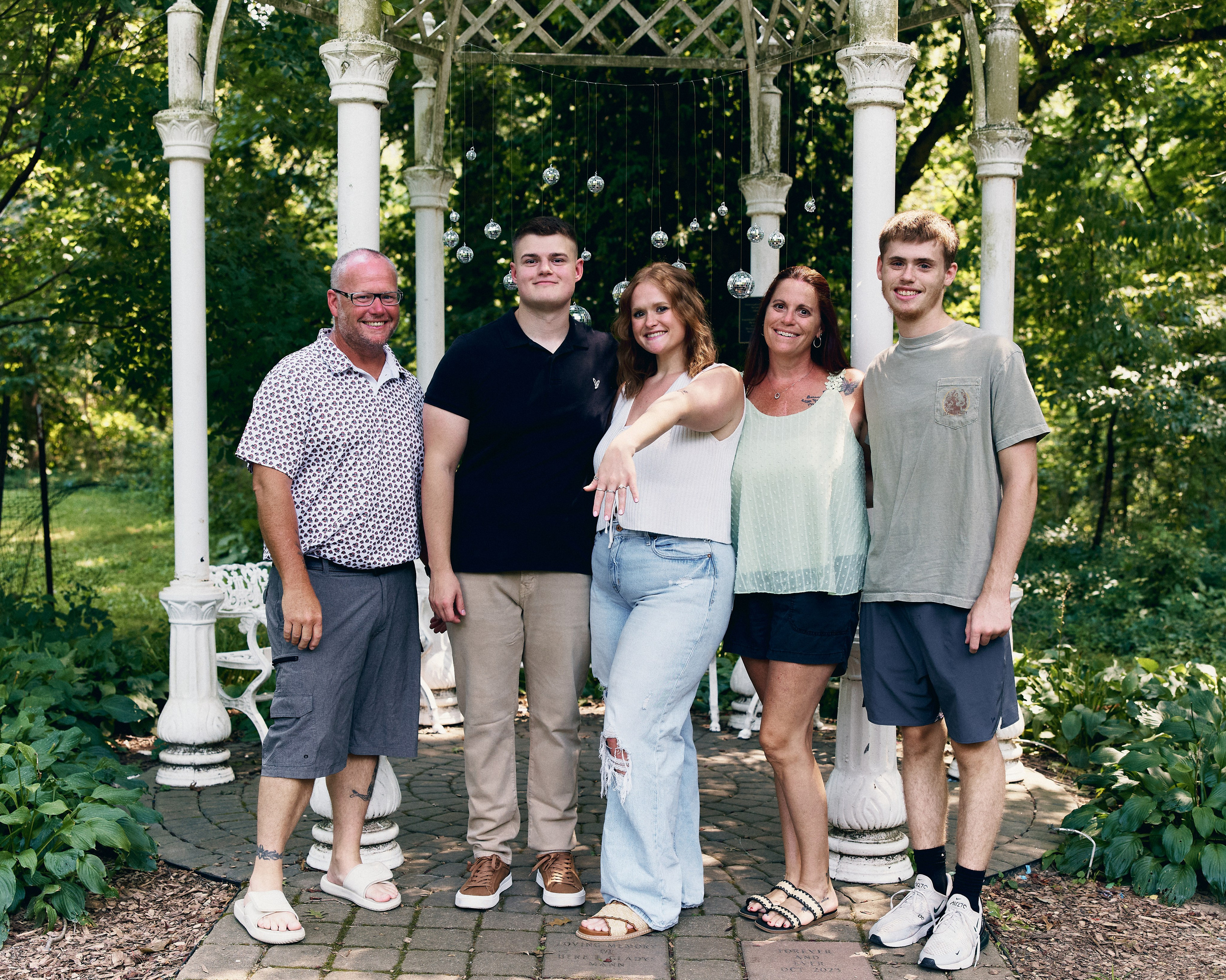 Park of Roses Gazebo Proposal | Columbus Ohio Photographer