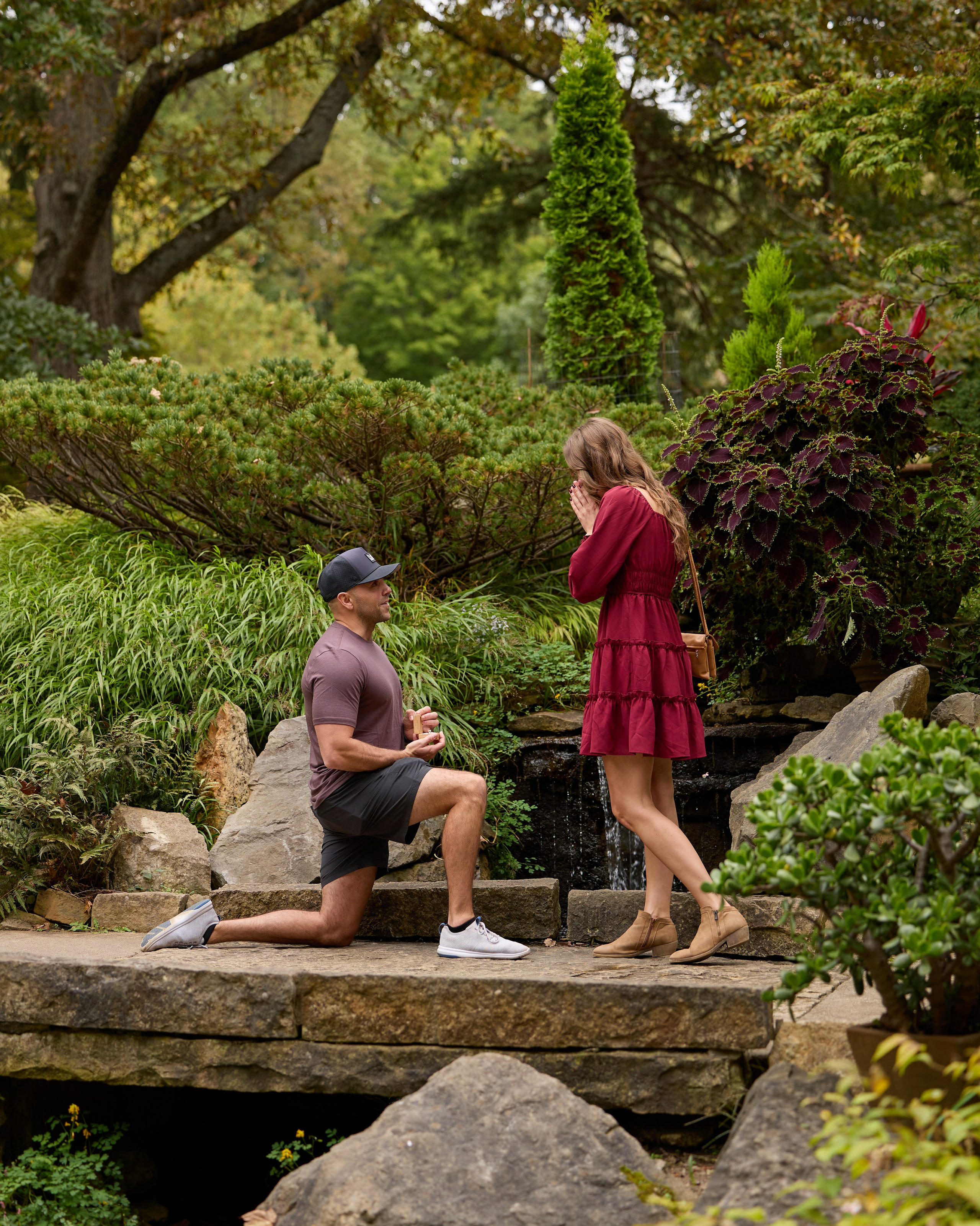 Surprise Proposal at Inniswood Metro Gardens | Kovyphoto