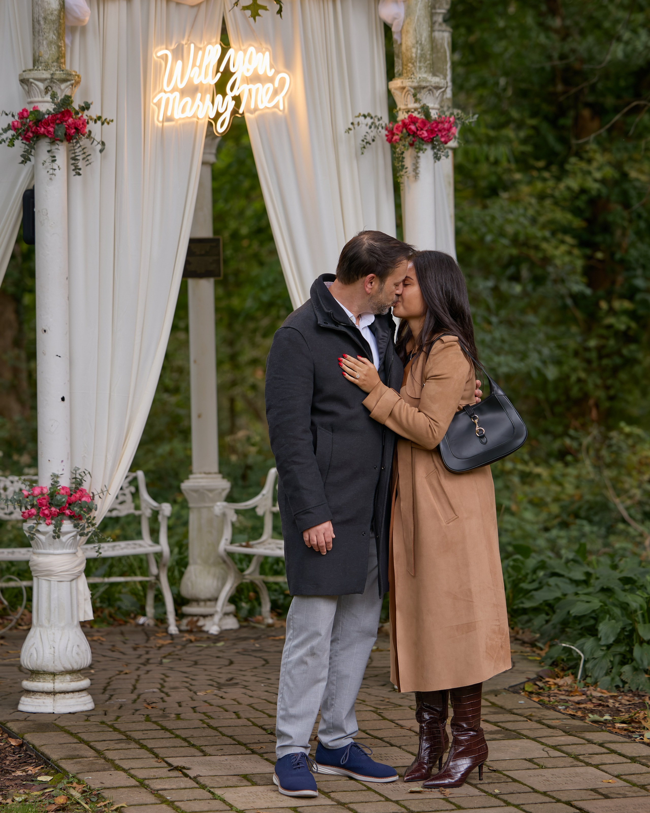 Park of Roses Proposal Photographer | Columbus Ohio