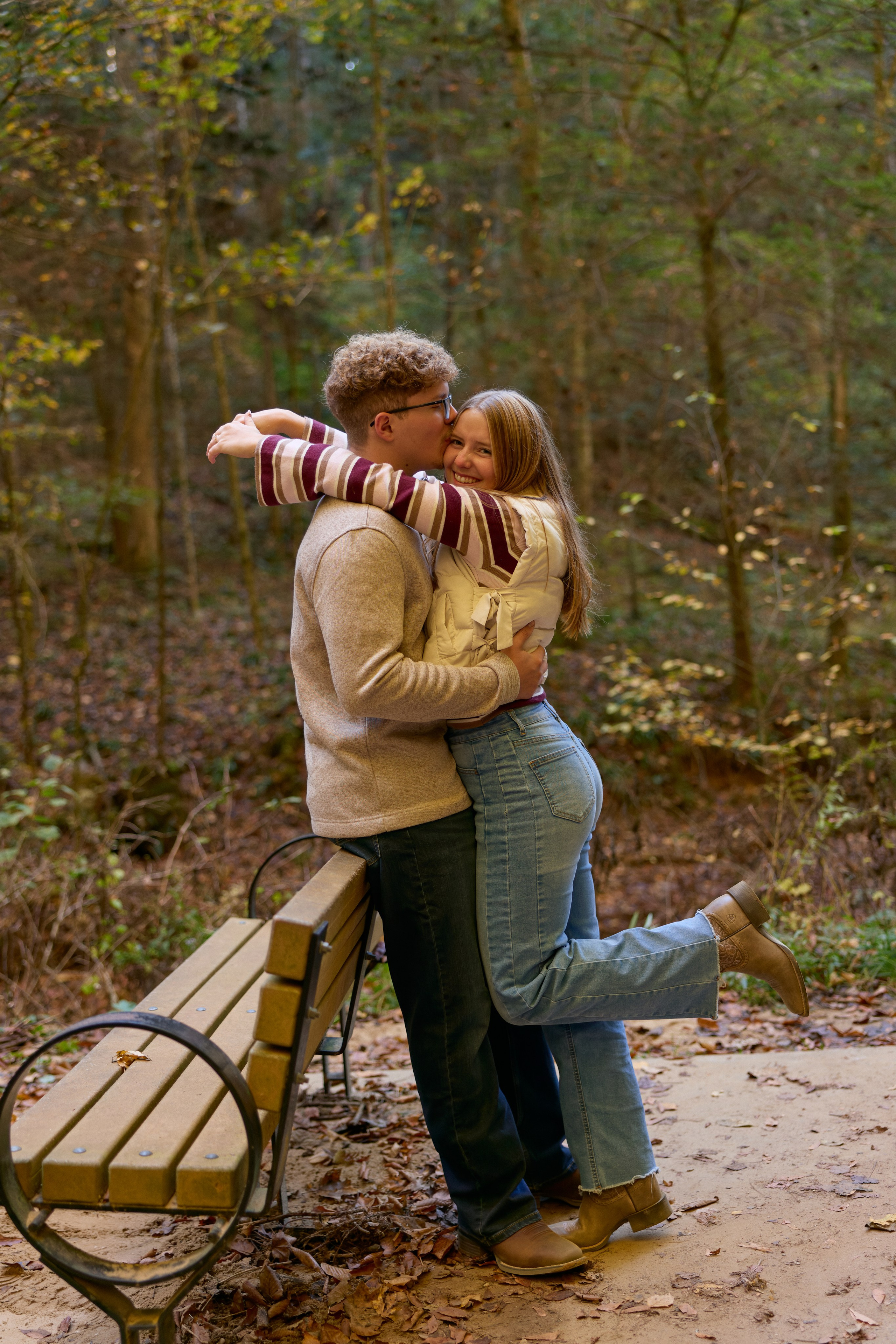 Ash Cave Proposal | Hocking Hills Ohio Proposal Photographer