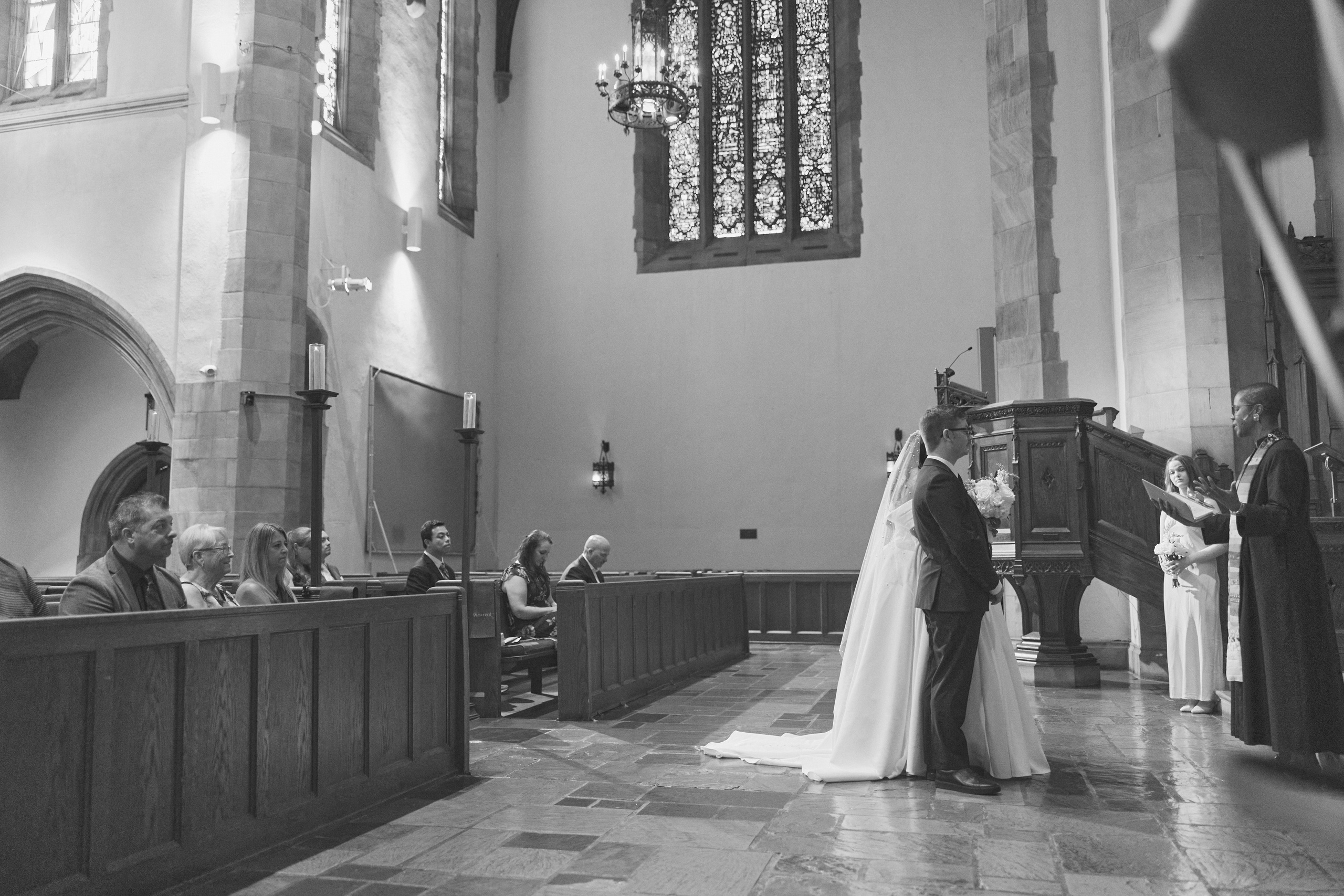 First Congregational Church Micro Wedding | Columbus Ohio