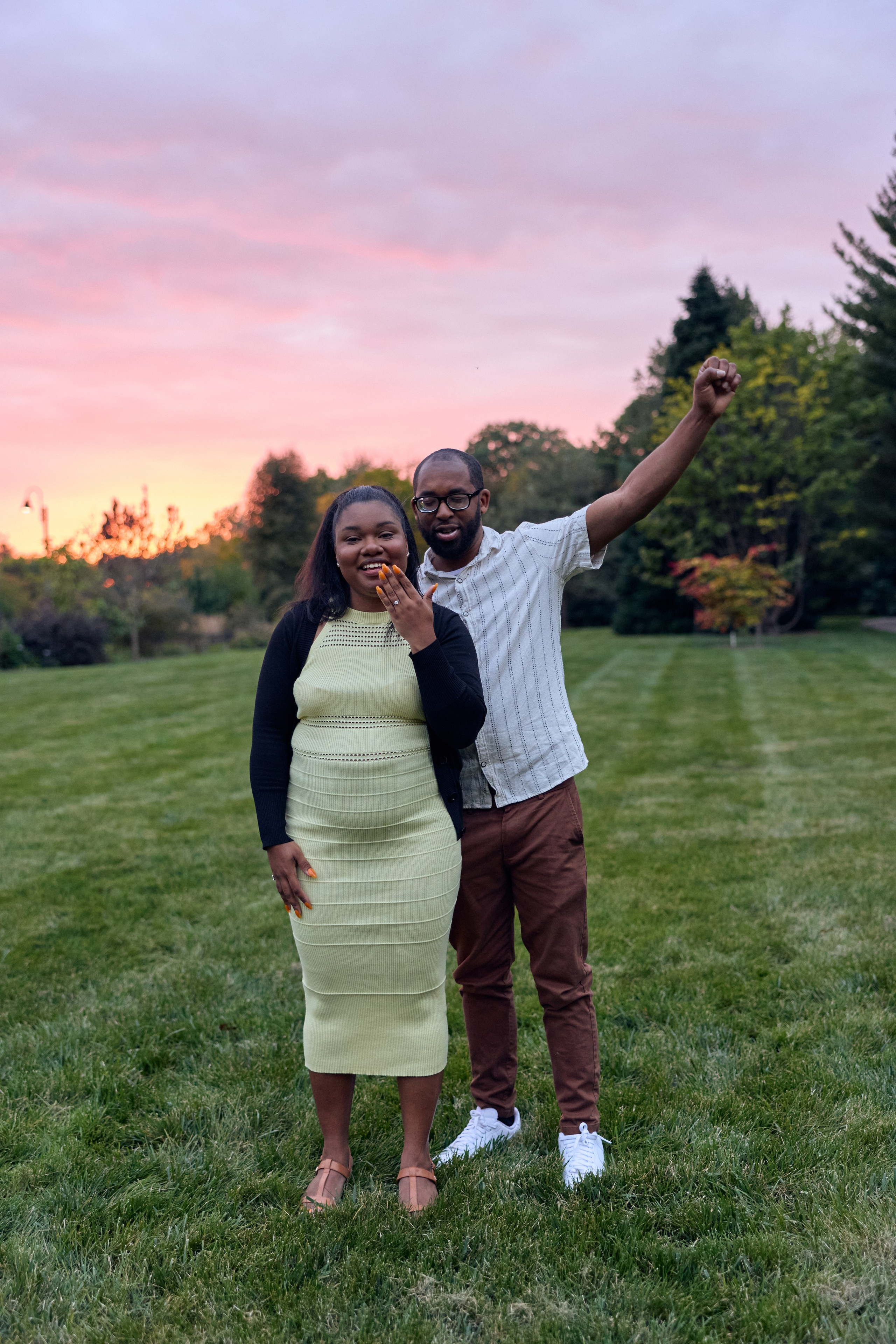 Inniswood Sunset Proposal | Columbus Ohio Photographer