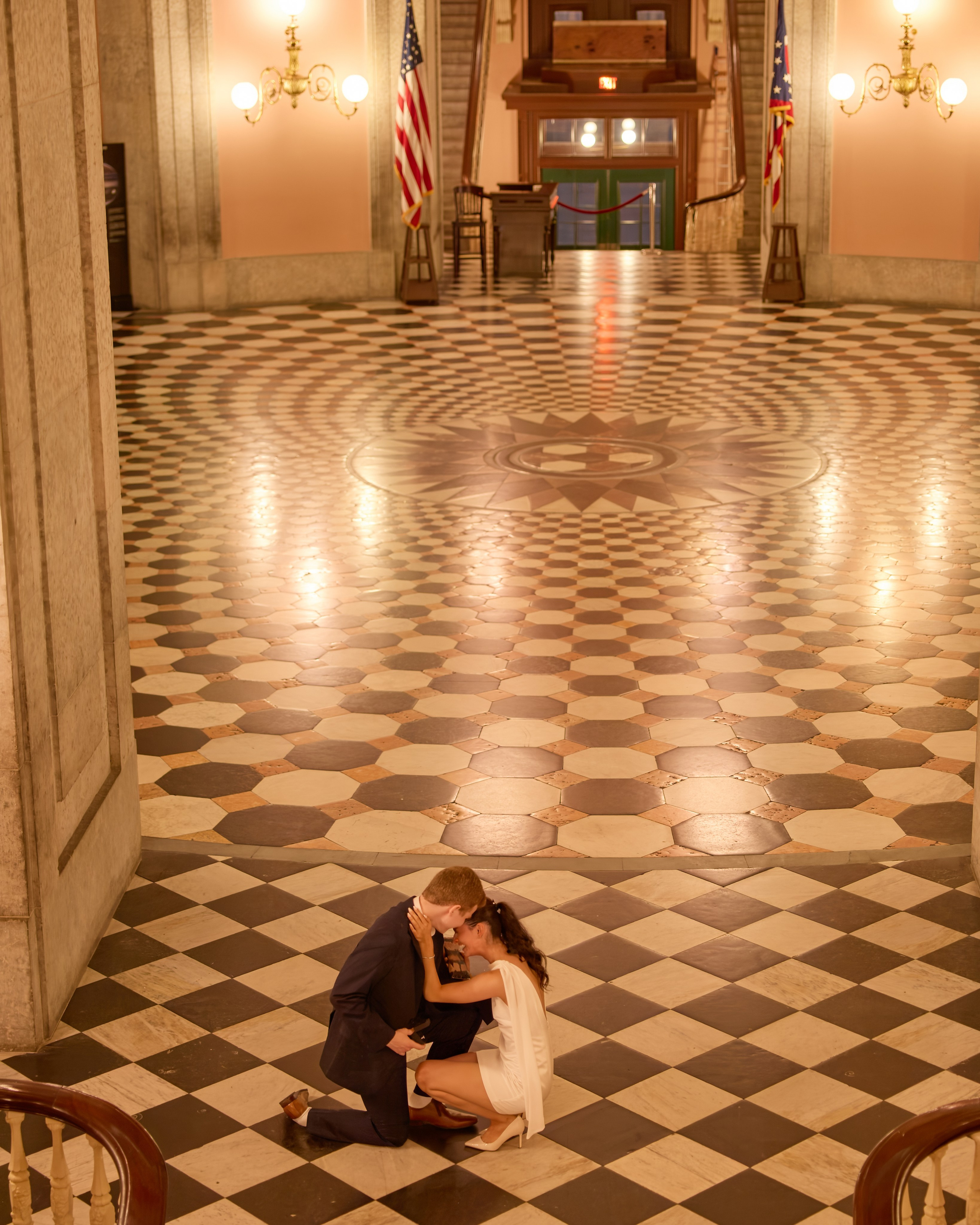 Ohio Statehouse Proposal Photographer | Columbus Ohio
