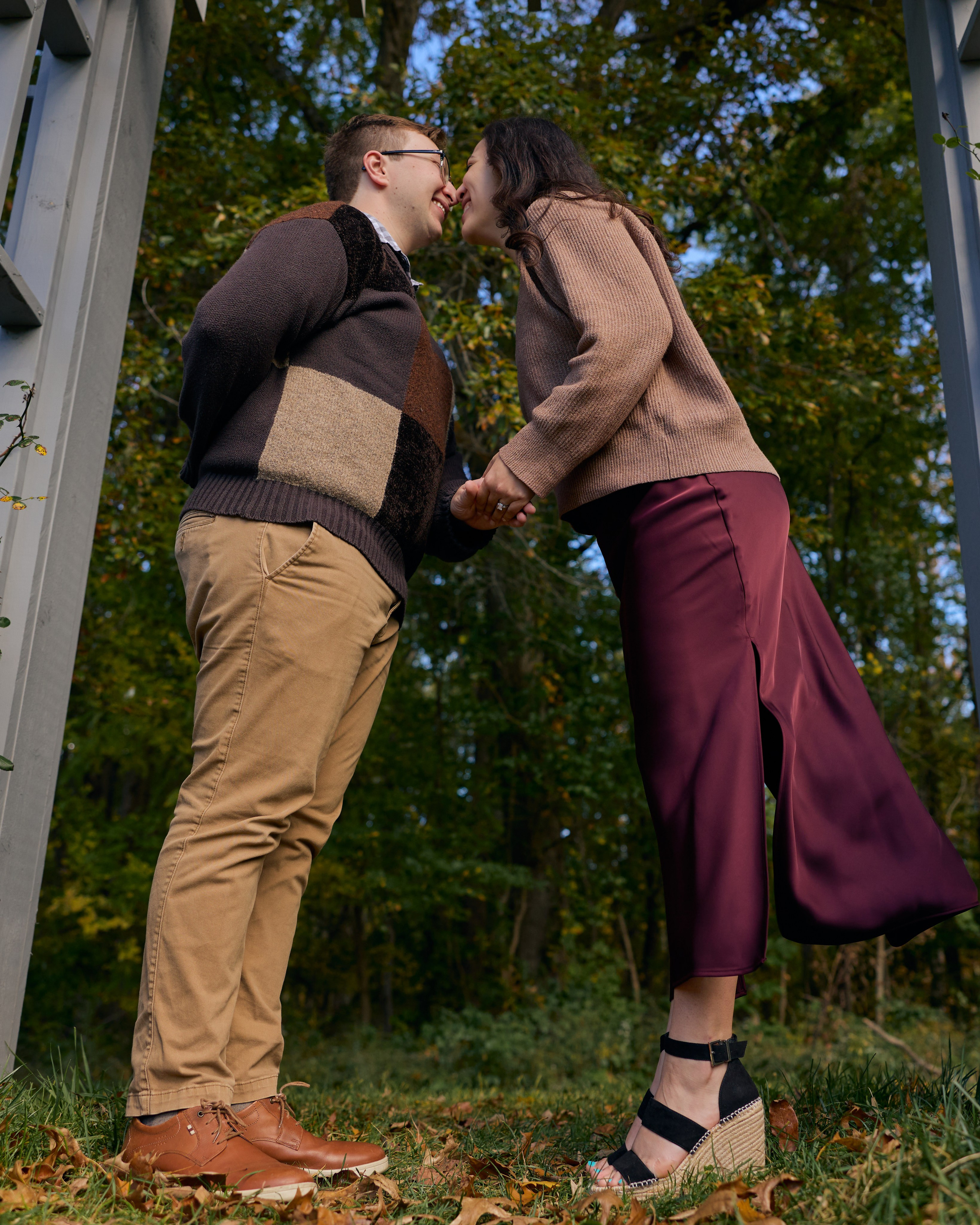 Inniswood Metro Gardens Gazebo Proposal | Westerville Ohio Photographer