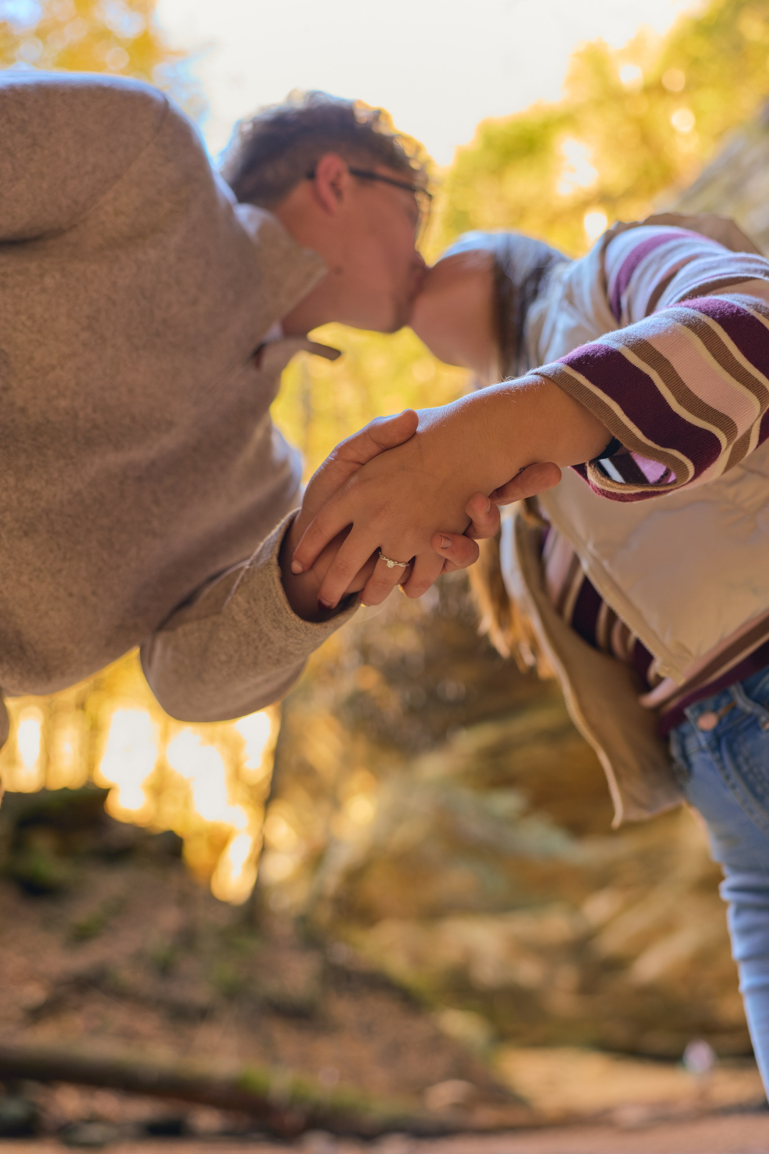 Ash Cave Proposal | Hocking Hills Ohio Proposal Photographer