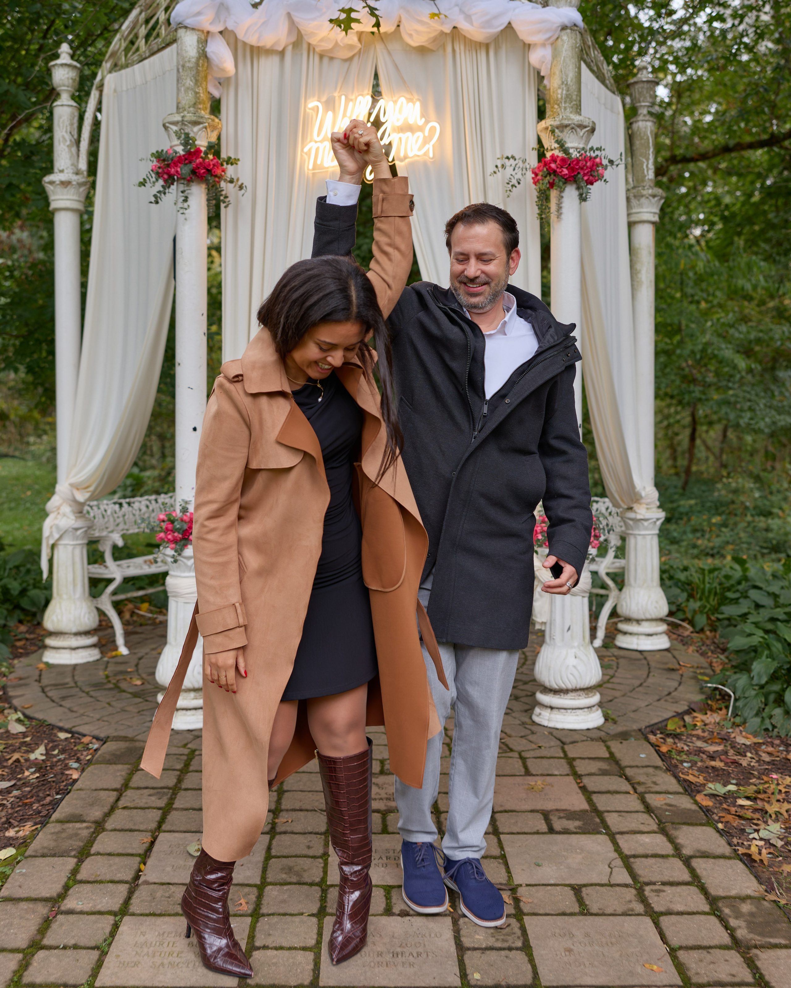 Park of Roses Proposal Photographer | Columbus Ohio