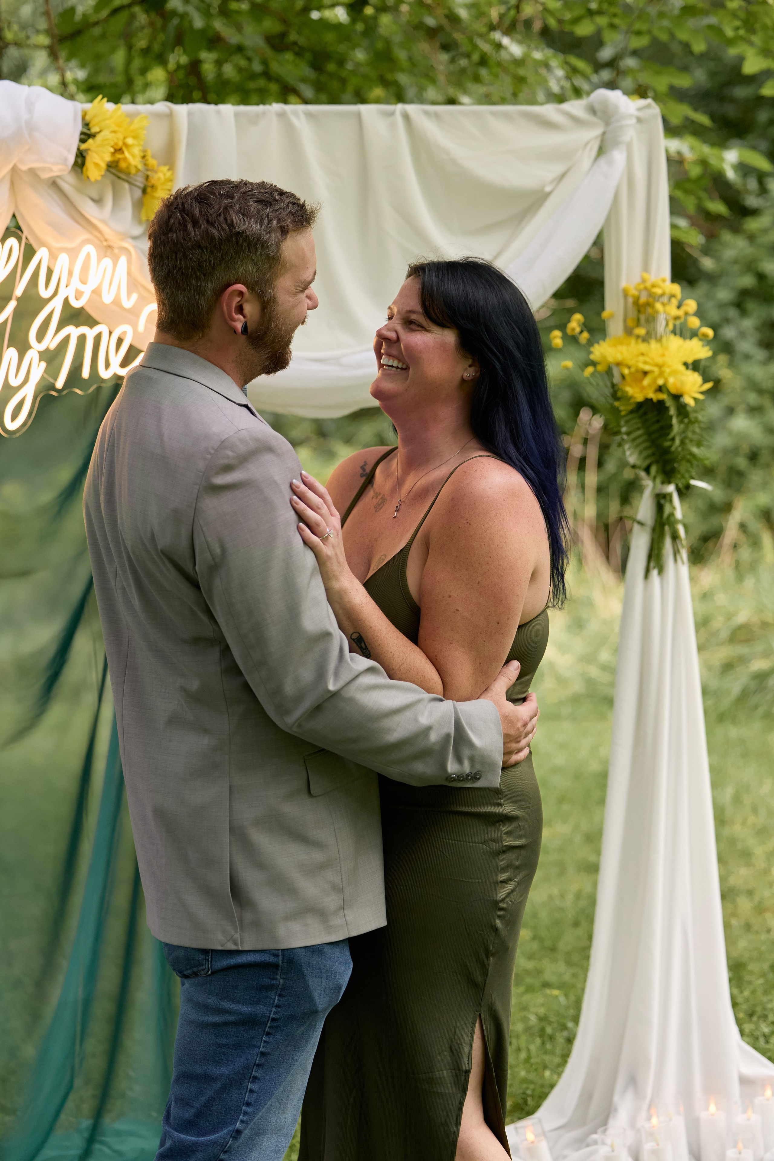 Hocking Hills Proposal Photographer | Romantic Ohio Proposal