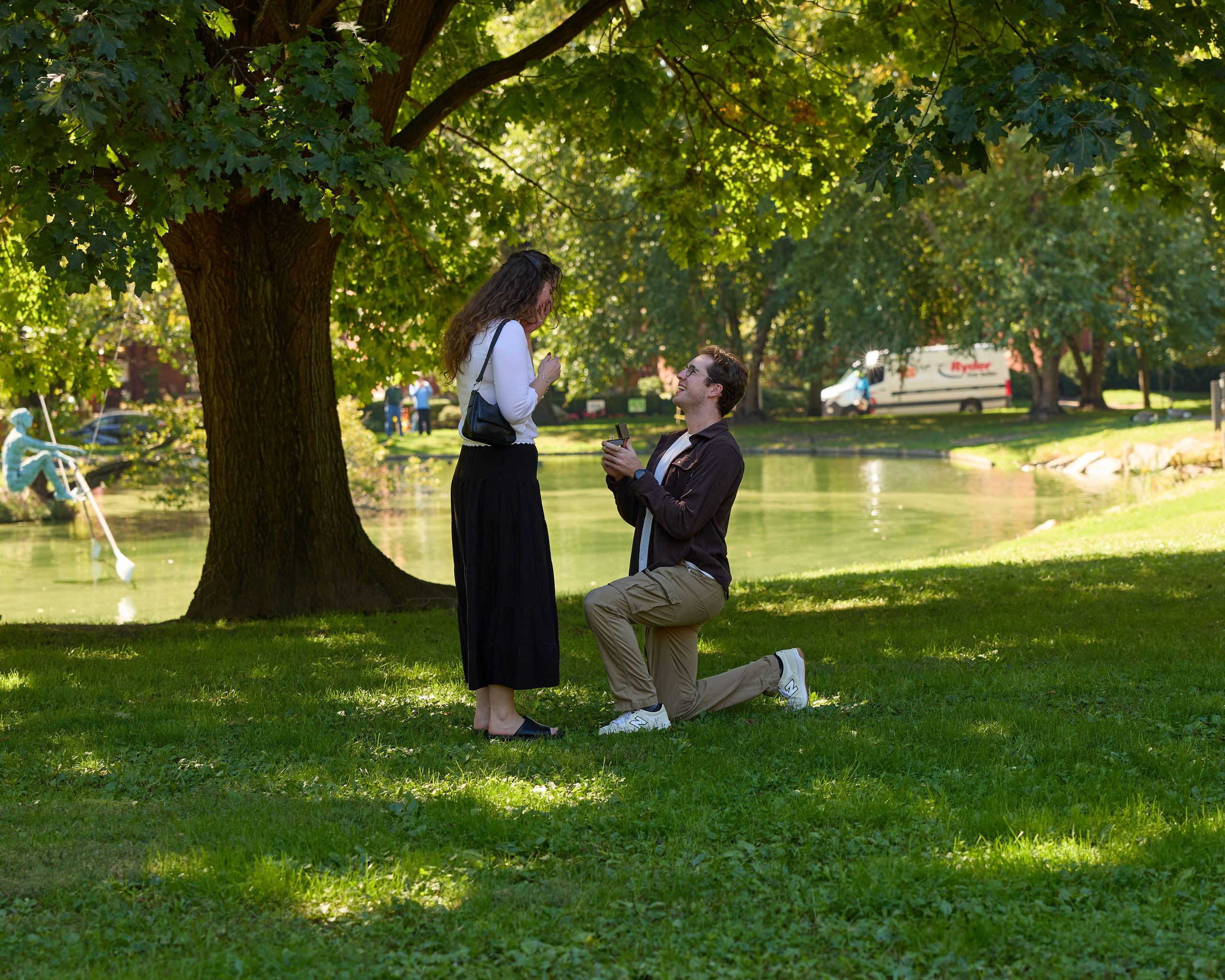 Schiller Park Proposal | Columbus Ohio Photographer