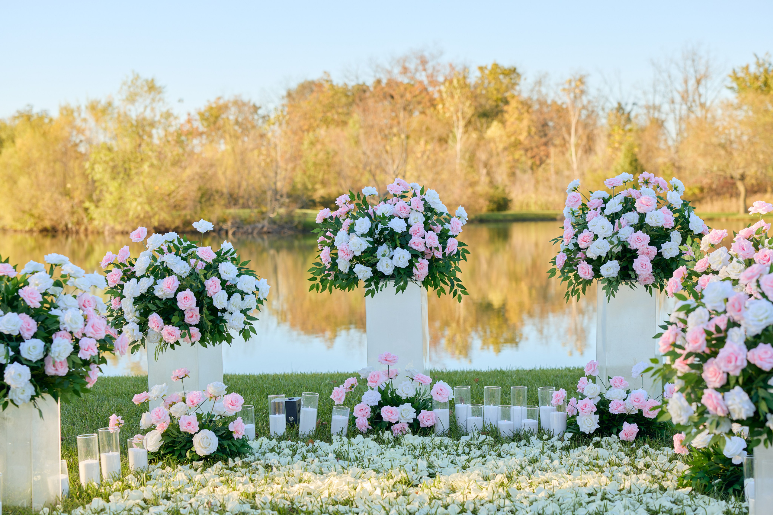 Hilliard Ohio Proposal Photographer | Sunset Lake Proposal