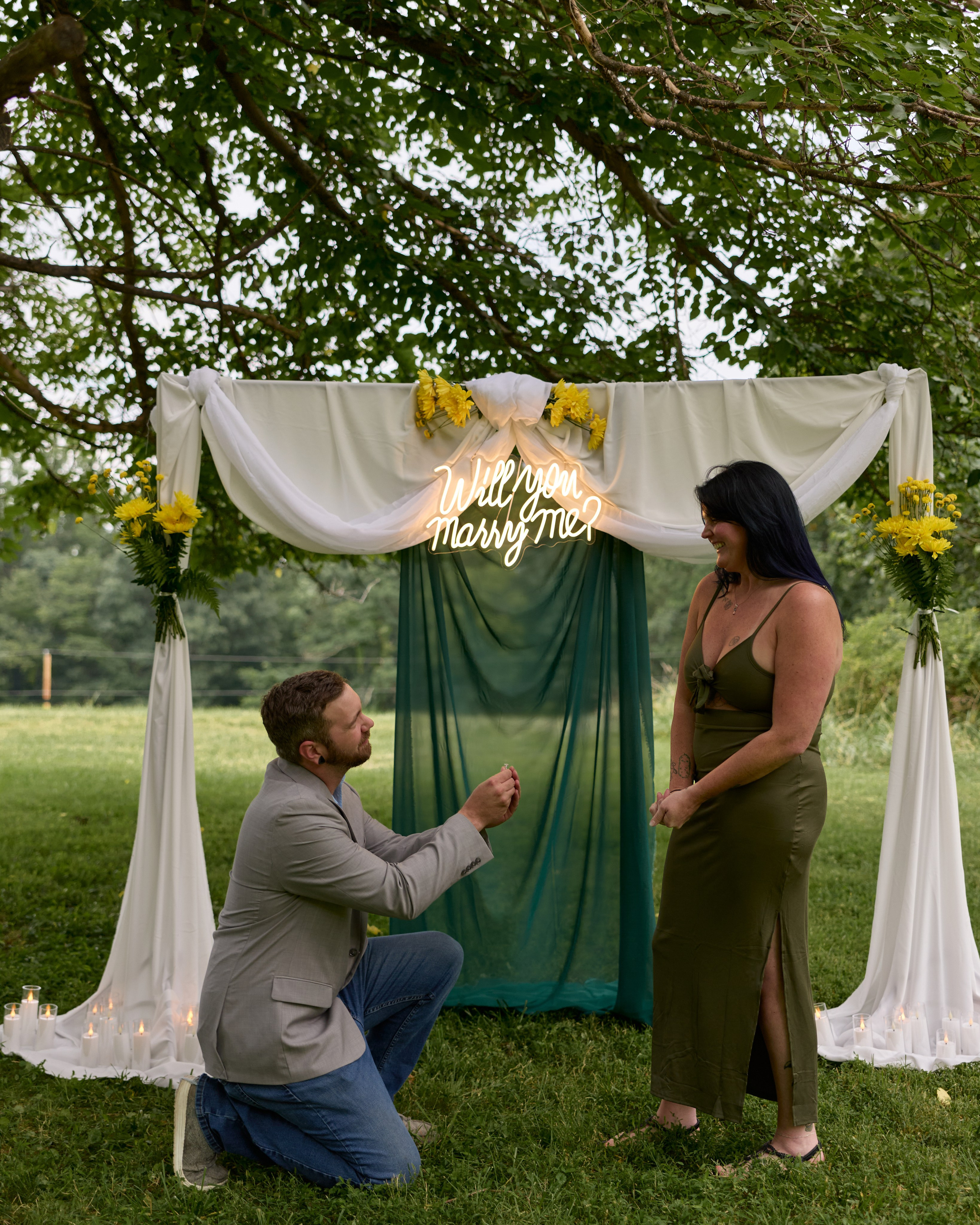 Hocking Hills Proposal Photographer | Romantic Ohio Proposal