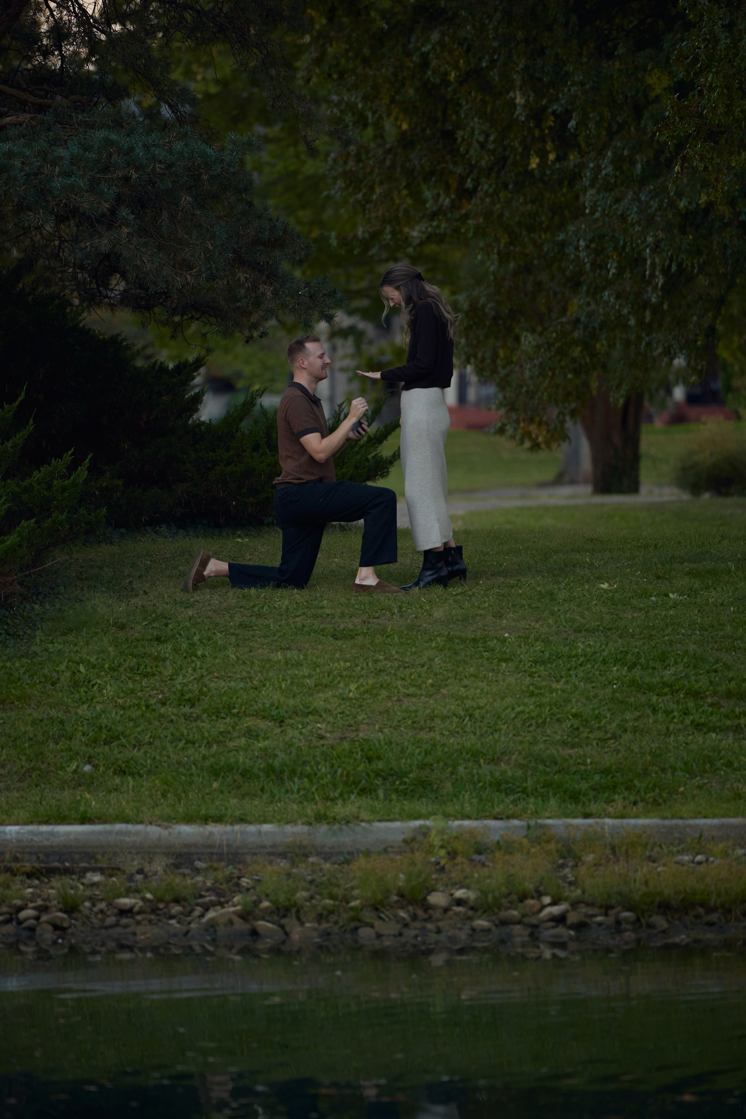 Franklin Park Fall Proposal | Columbus Ohio Proposal Photographer