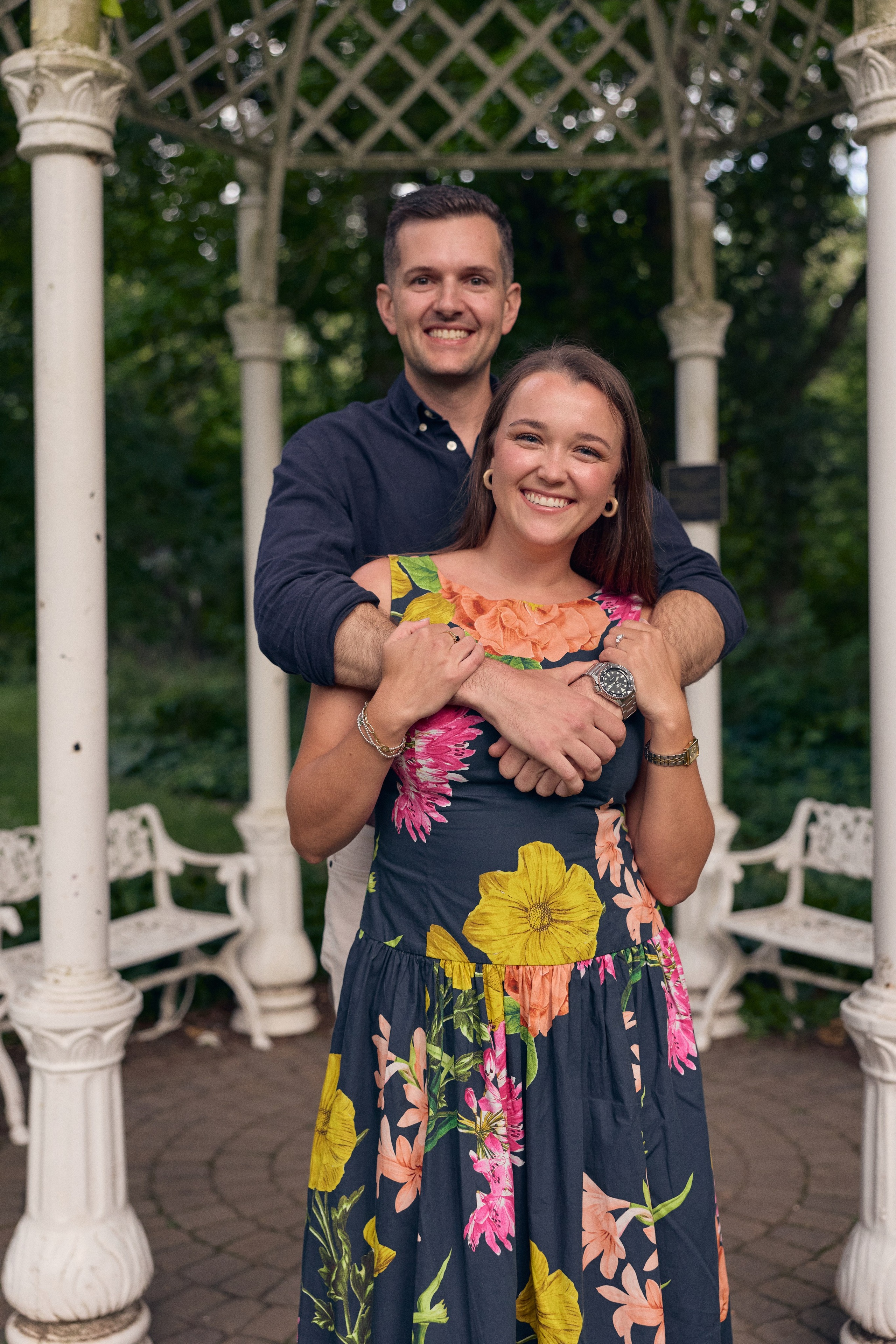 Romantic Park of Roses Proposal | Columbus Ohio Photographer