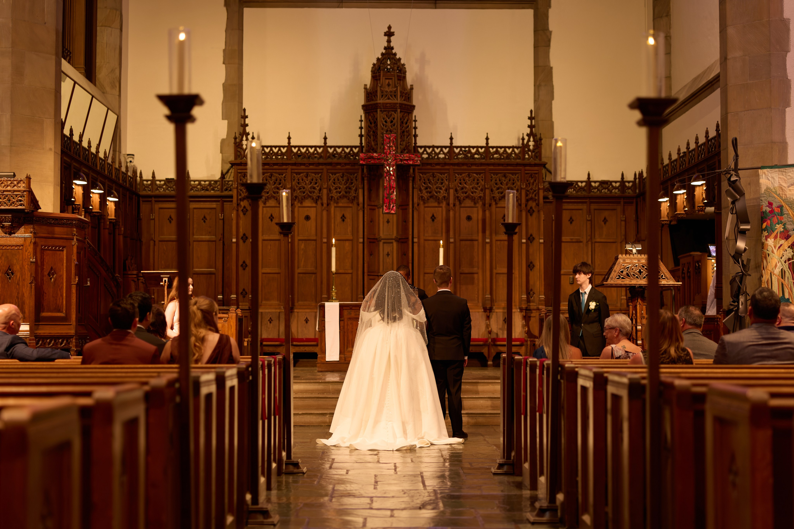 First Congregational Church Micro Wedding | Columbus Ohio