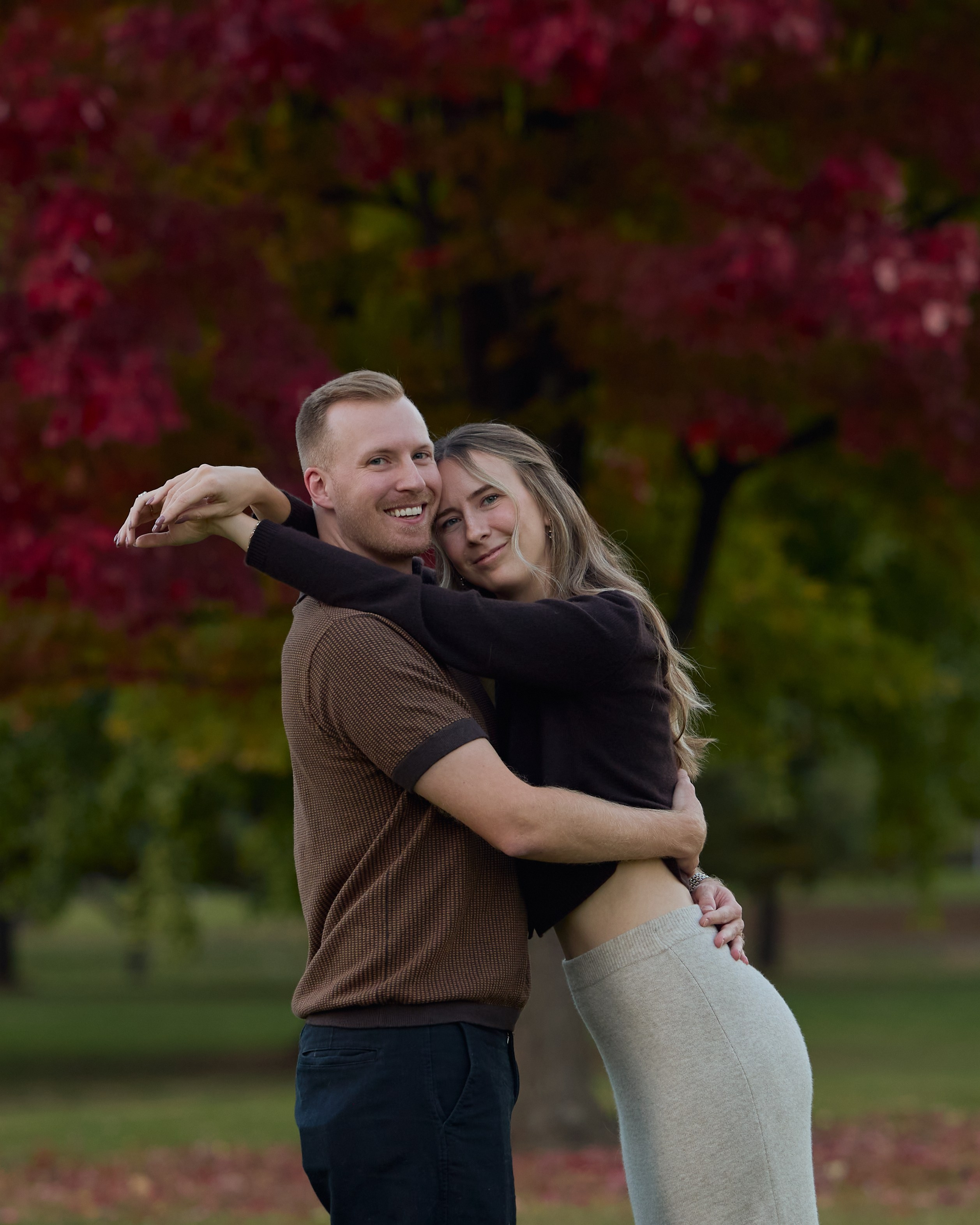 Franklin Park Fall Proposal | Columbus Ohio Proposal Photographer