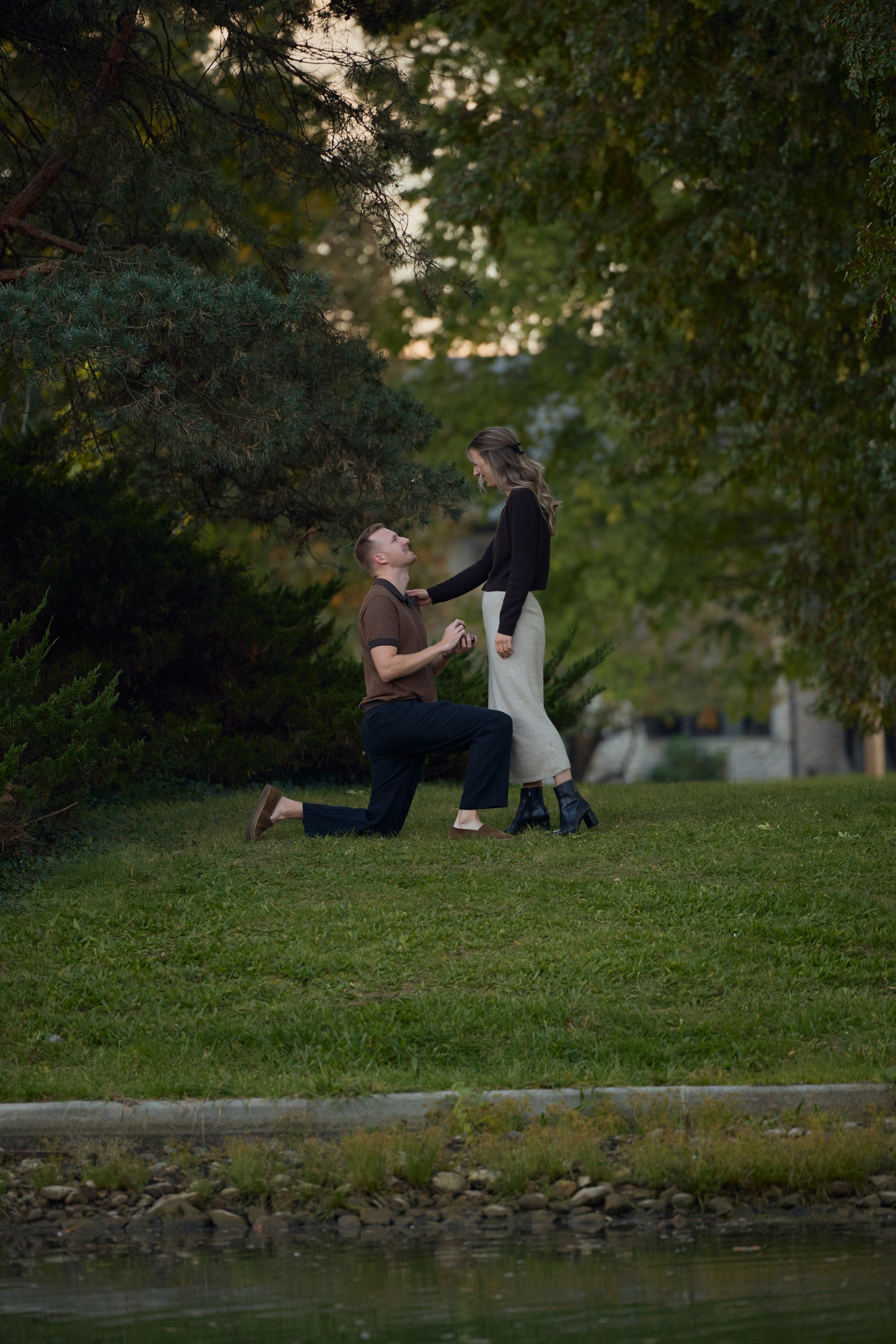 Franklin Park Fall Proposal | Columbus Ohio Proposal Photographer