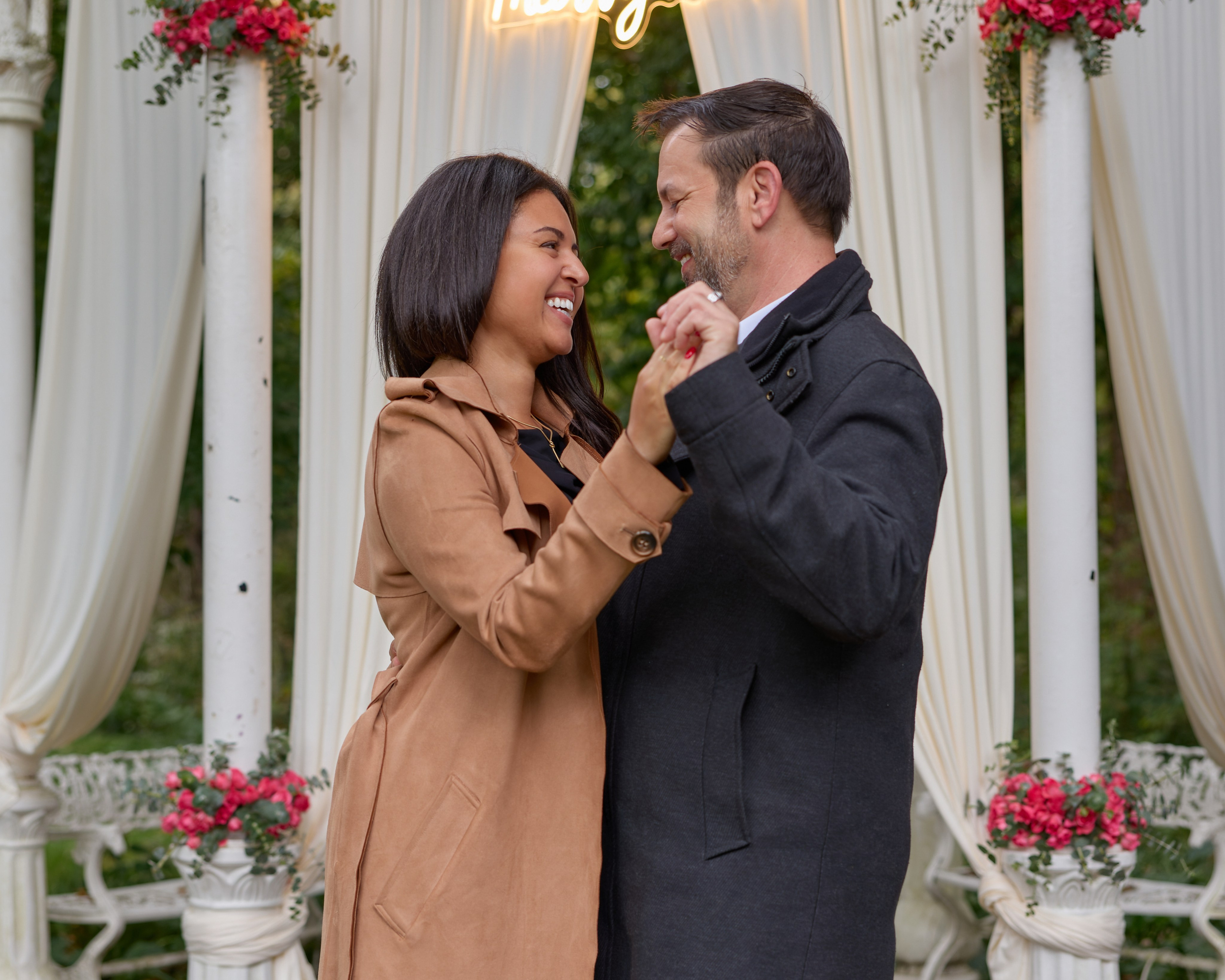 Park of Roses Proposal Photographer | Columbus Ohio