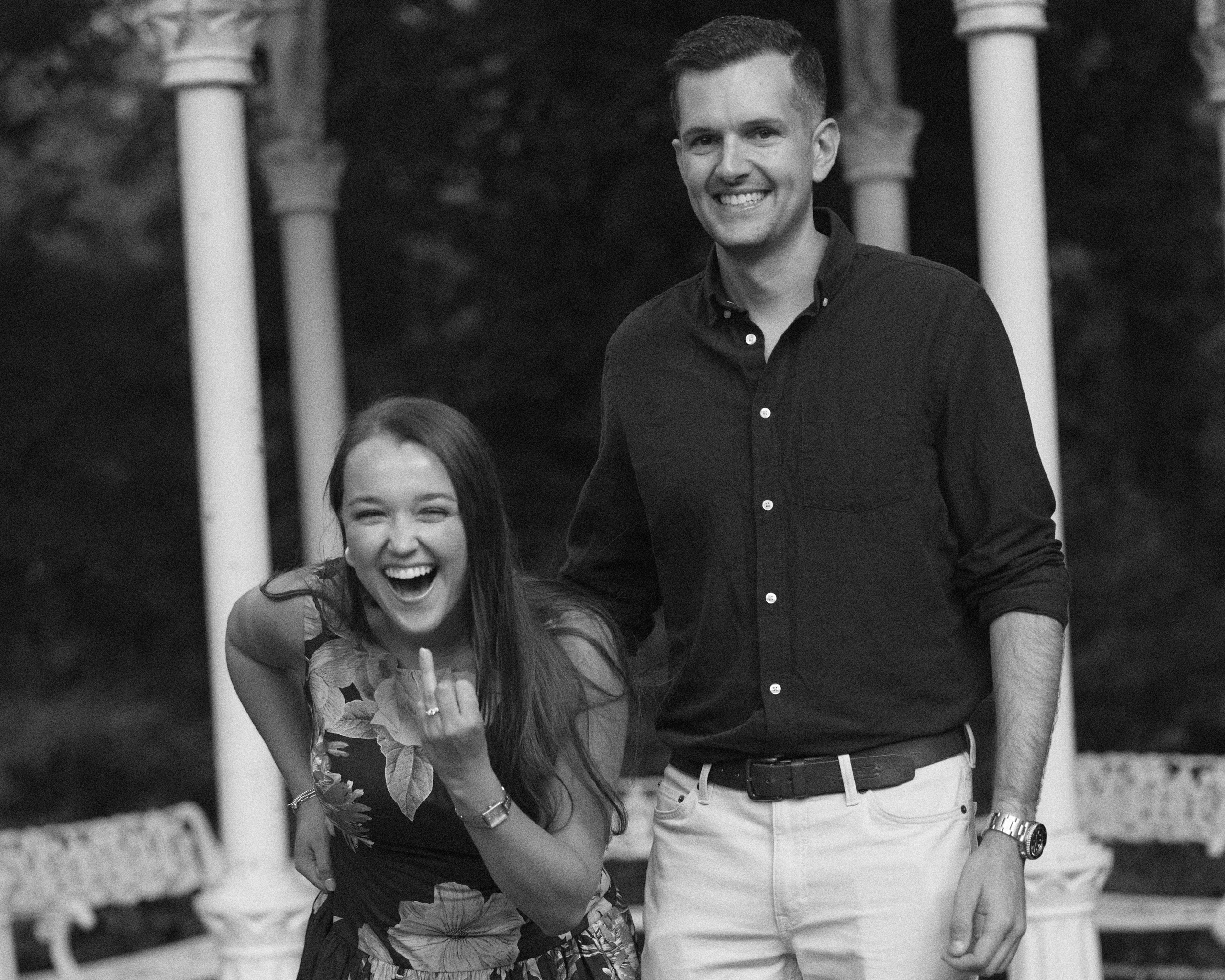 Romantic Park of Roses Proposal | Columbus Ohio Photographer