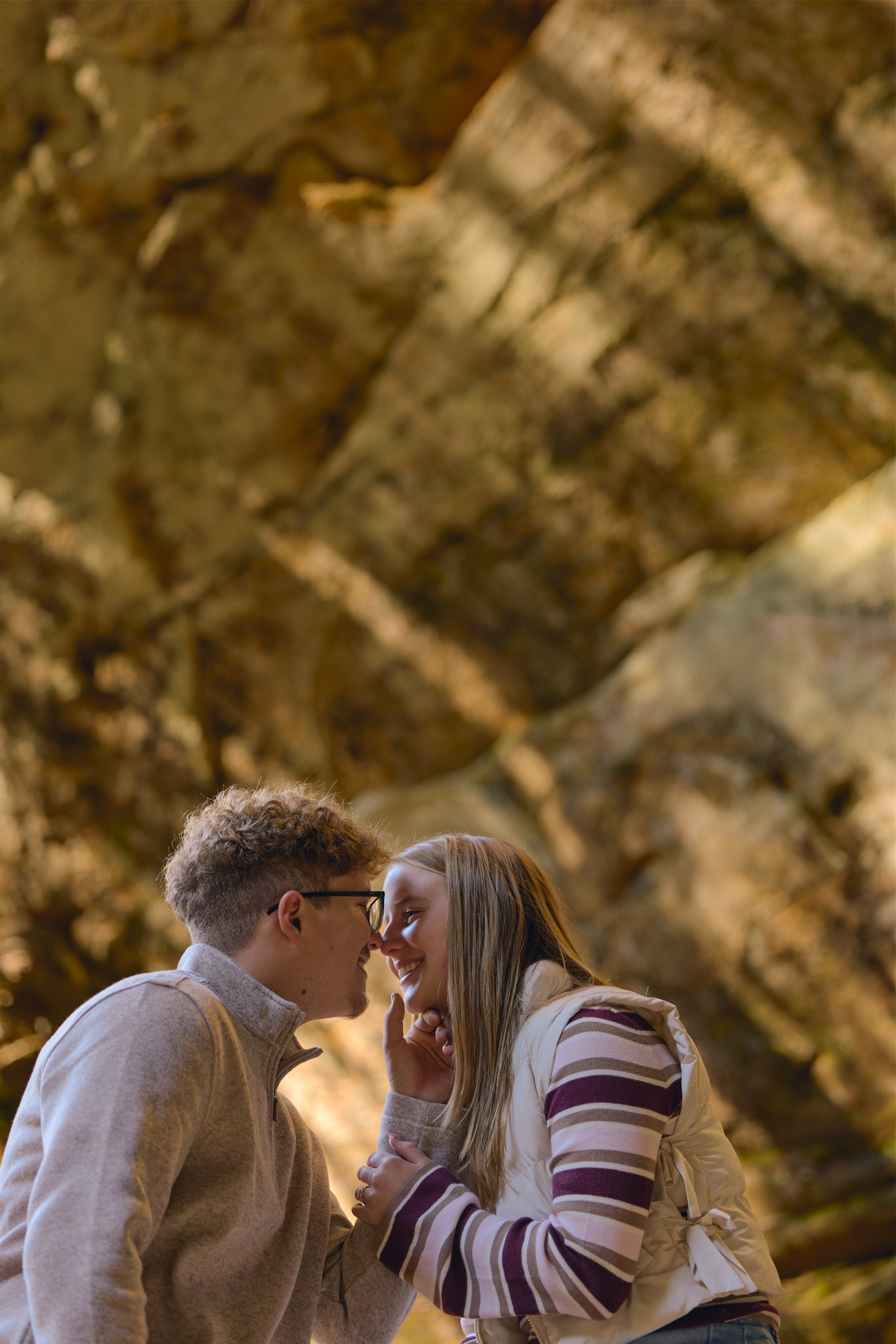 Ash Cave Proposal | Hocking Hills Ohio Proposal Photographer