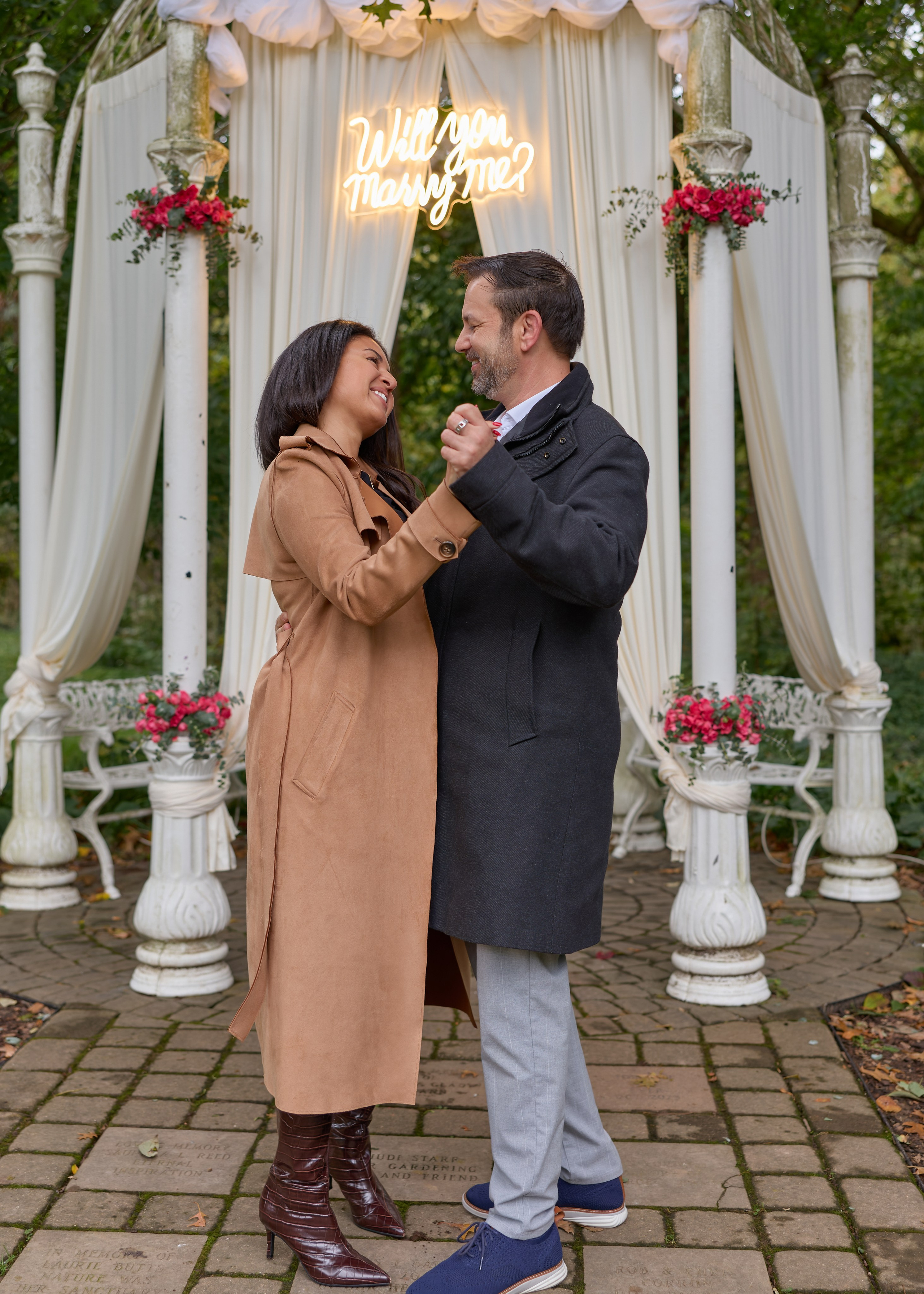 Park of Roses Proposal Photographer | Columbus Ohio