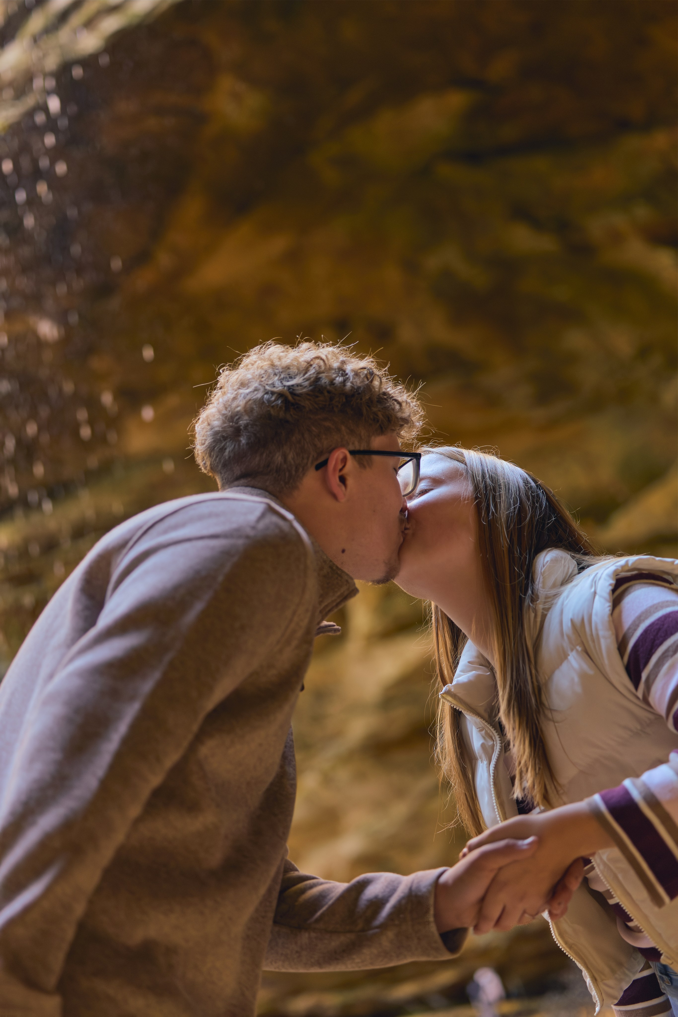Ash Cave Proposal | Hocking Hills Ohio Proposal Photographer